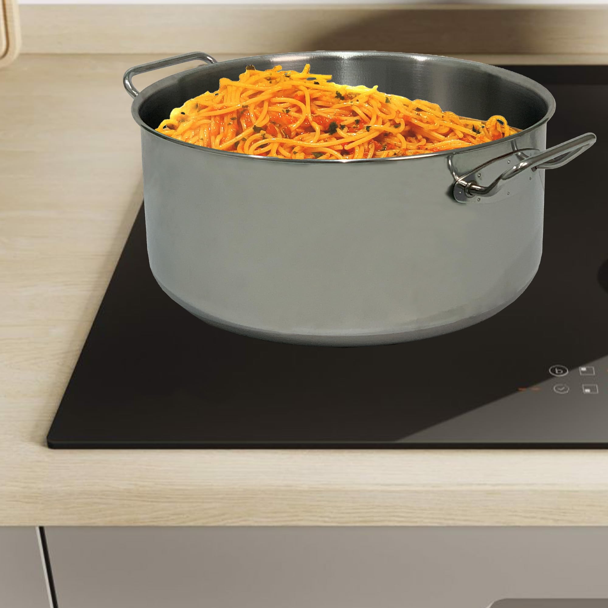 Pentola In Acciaio Inox Sicignano Daisy Ø14 Cm - Per Induzione, Gas, Lavastoviglie, Made In Italy - Foto 8