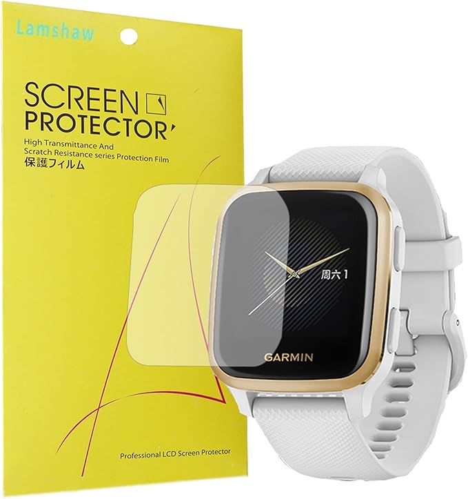 YOUkei Compatible with Garmin Venu Sq Screen Protector