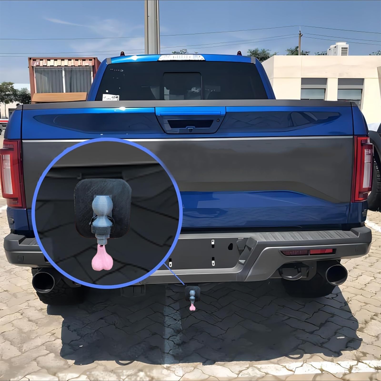 Divertente gancio di traino per camion, coperture per gancio di traino, copertura per gancio di traino umoristico, inserto Creati, per la maggior parte dei veicoli, design unico adatto