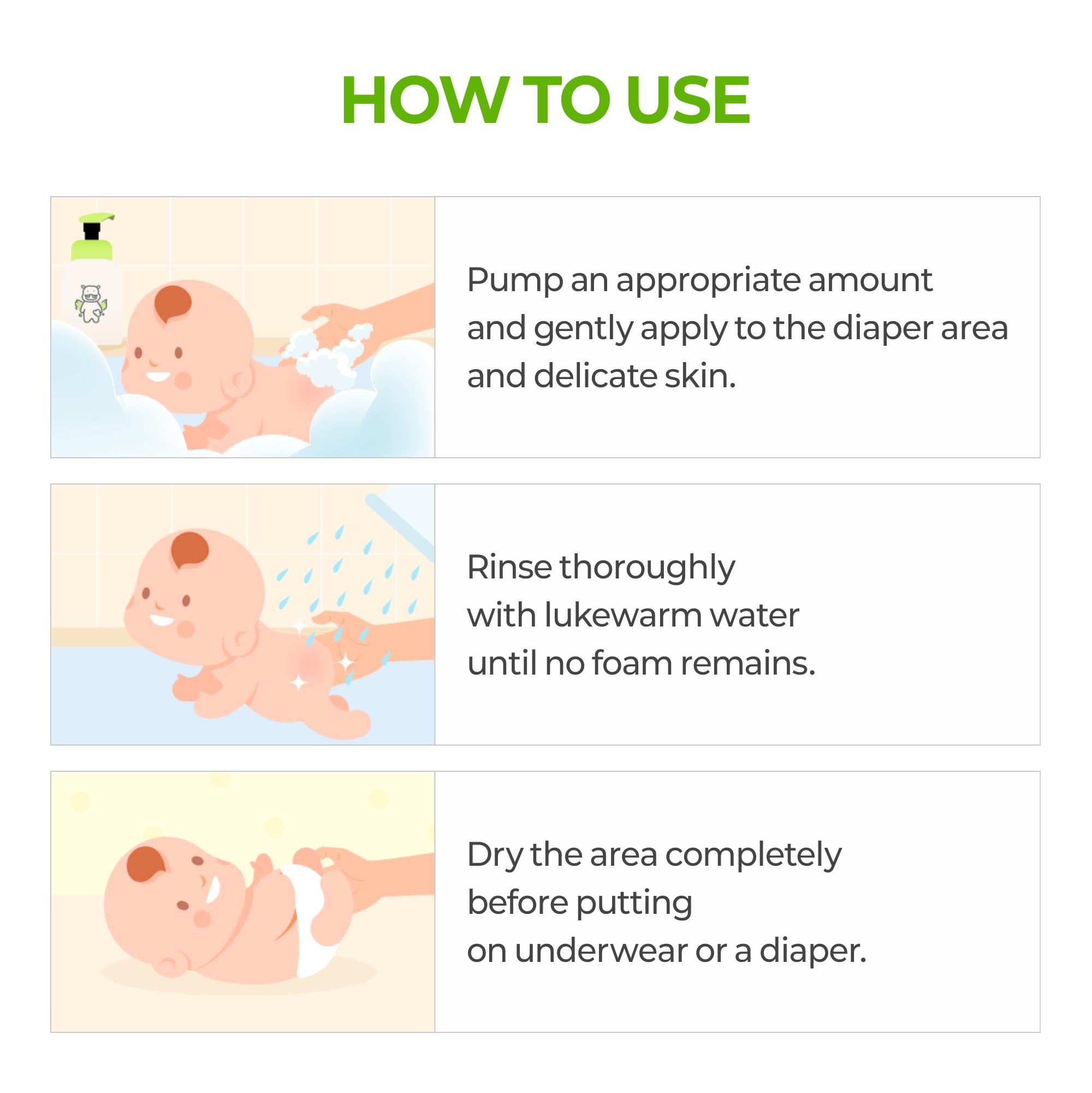 Baby & Mom Intimate Wash – Gentle Antibacterial Cleanser for Delicate Areas, pH-Balanced, Deodorizing, Soothing Foam Care for Sensitive Skin, 8.45 fl oz