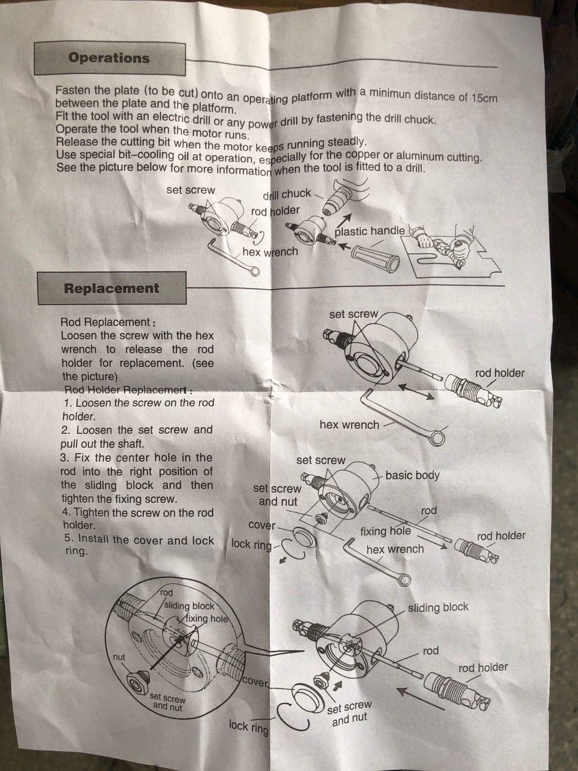 🔥 Crazy Deals Antrader Metal Sheet Double Headed Nibbler Cutter Drill Attachment Cutting Tool with Wrench and Parts 5pcs Hole Saw Set Get Discount Offer Antrader Metal Sheet Double Headed Nibbler Cutter Drill Attachment Cutting Tool with Wrench and Parts 5pcs Hole Saw Set