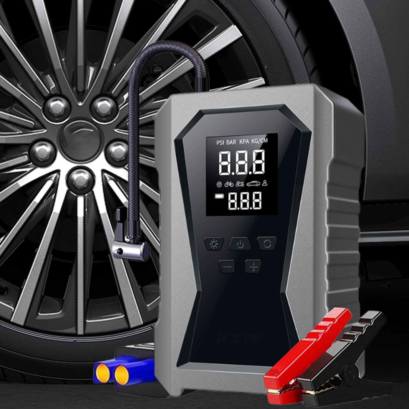 Arrancador Portátil Para Coche Batería Recargable Para Arranque | Pack De Batería De Arranque De 12V Moto, , Camping, Viaje, Aire Libre, Taller, Mantenimiento