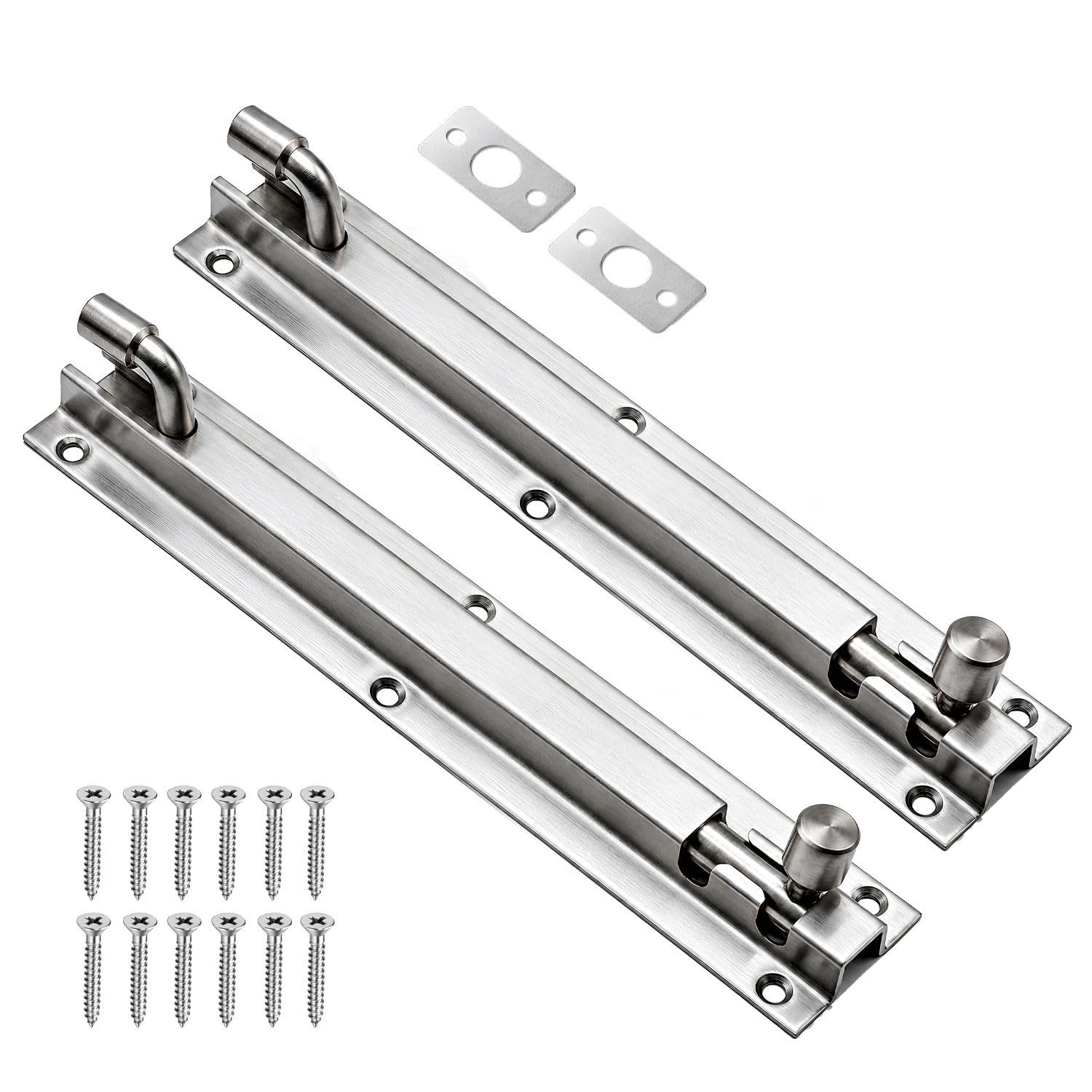 Volo L Shape/Marble Stainless Steel Towerbolt/Door Latch, Pack of 2 Pieces (450mm (18 Inch)) — Amazon image 12