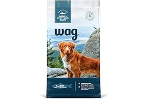 Amazon Brand - Wag Dry Dog Food Organic Salmon & Sweet Potato,...