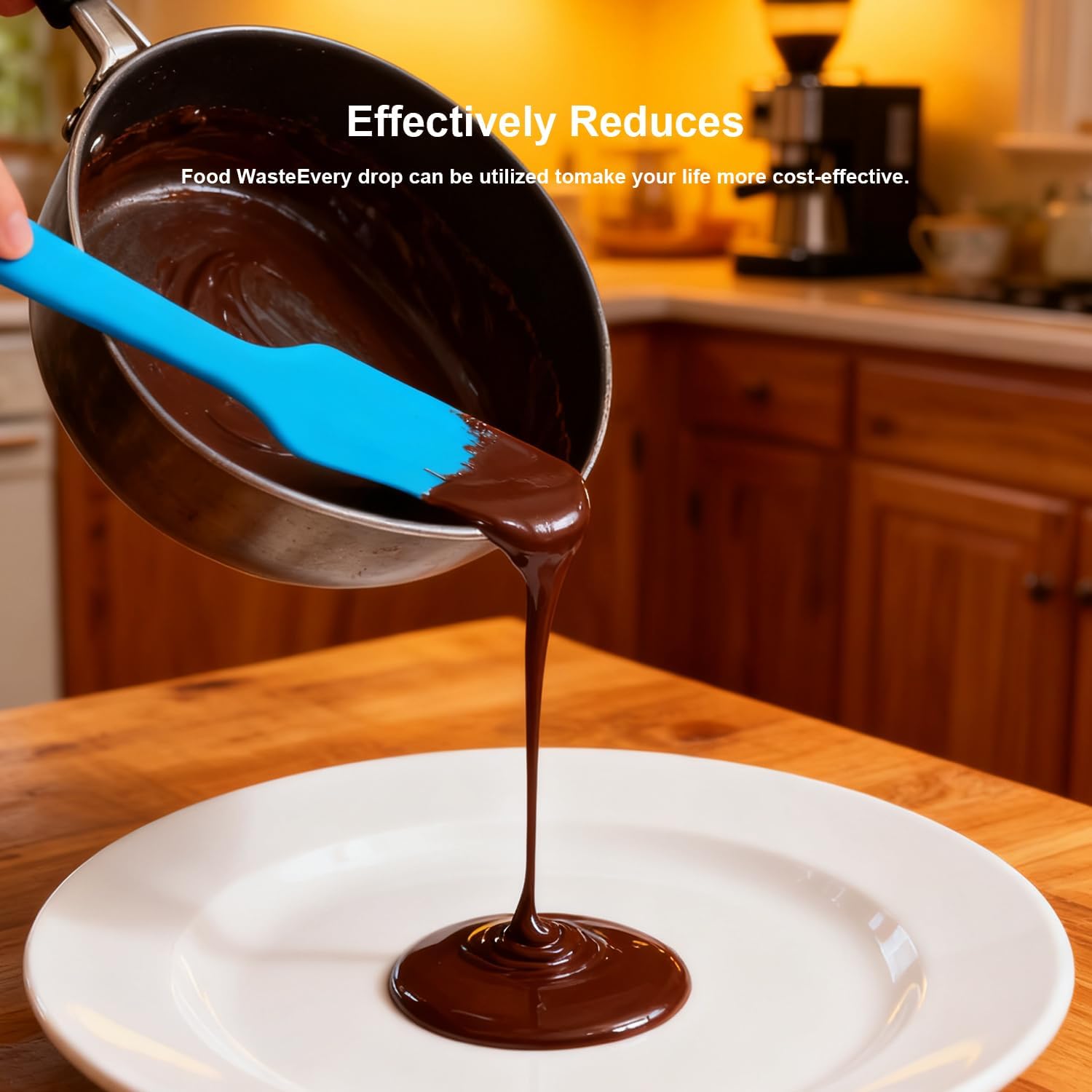 4 Pcs Silicone Jar Spatula Set, Long Handle Heat Resistant Skinny Spatulas for Jars & Bottles, Non-Stick Flexible Scrapers for Baking, Mixing, Jam, Cake Cream & Butter Spreading(4 colors） thumbnail