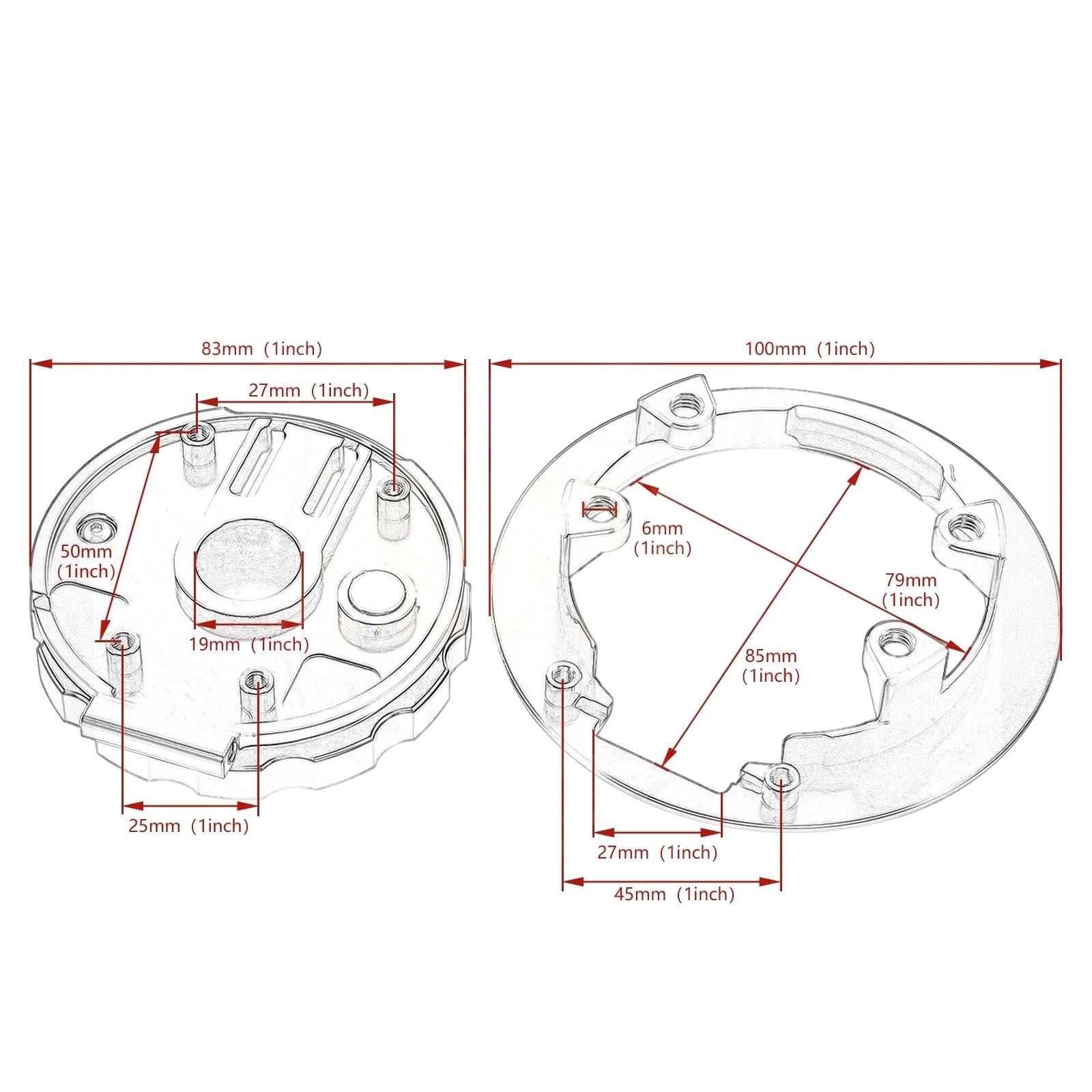 Tapón Aceite Para BMW R NINE T SCRAMBLER PURE URBAN G/S 2014-2022 Cubierta Caja Combustible Motocicleta Tapa Tanque Accesorios Motocicleta CNC Aluminio Tapones Aceite Para Motos (Color : Black)