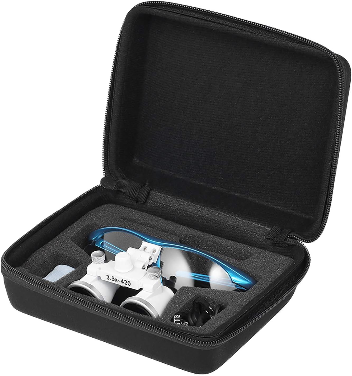 Dental Loupes,Dental Binocular Loupes 3.5X 420mm Dental Magnifier