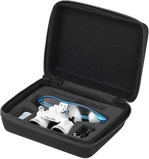 Romacci Lupas binoculares dentais 3,5X 420mm Lupa dentária ótica de vidro dentistas Lupas cirúrgicas