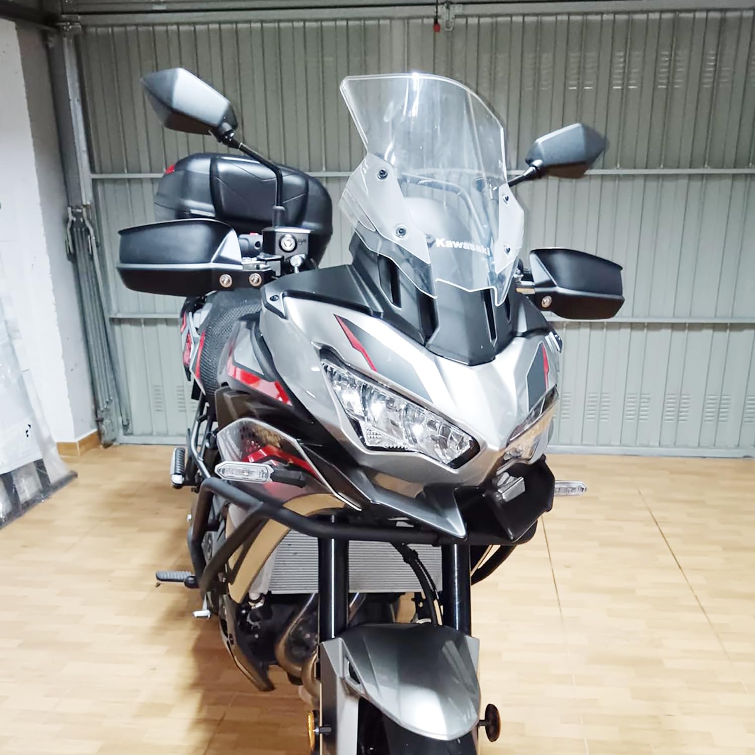XX eCommerce Guidon Protège-mains Protège-mains Protecteur d'embrayage de frein Déflecteur de pare-vent Compatible avec K-awasaki Z900 Versys 650 G310R Versys650 1000 Z 900 Accessoire