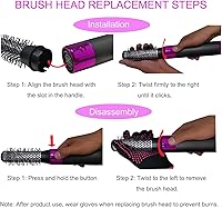 Vista 6 de Cepillo secador de pelo Swift Styler, juego de cepillos para secador de pelo 5 en 1, cepillo secador de pelo, cepillo secador de pelo en uno