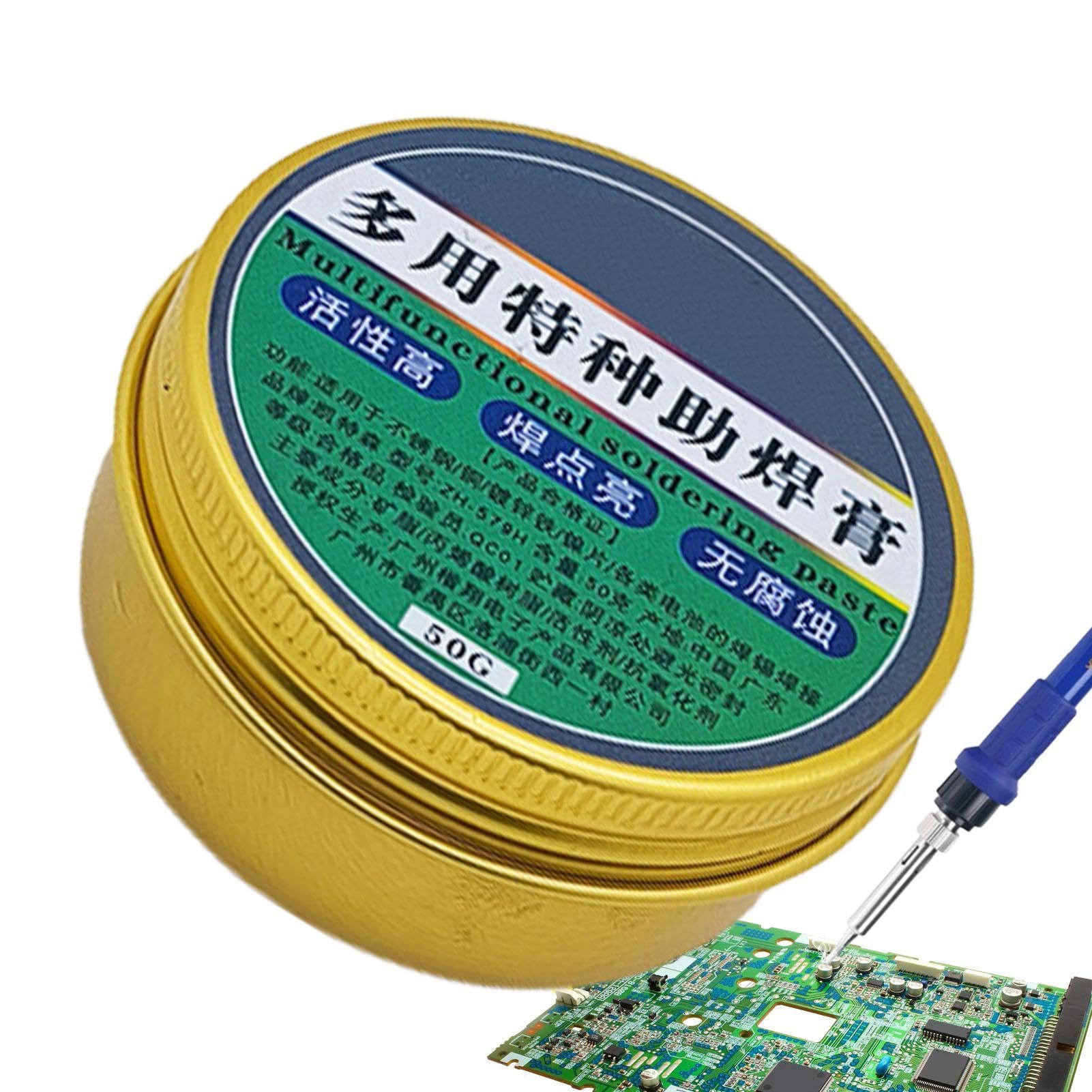 Solder Flux | Soldering Tools | Multifunctional Solder Flux Paste For Electronic Solder, Soldering Tools, Enhances Copper Wire Welding & Stainless Steel Sheets Bonding