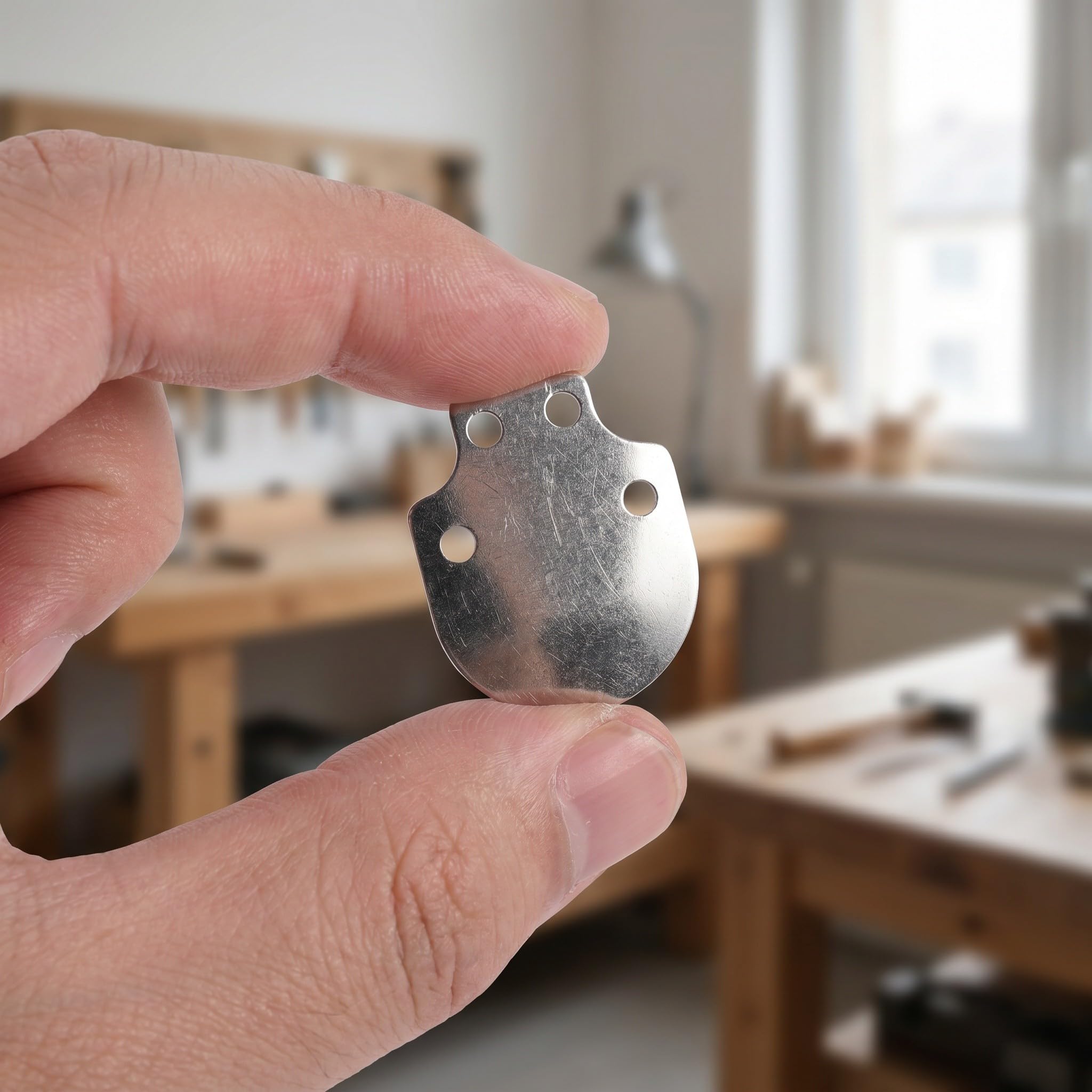 100 Pezzi Scaglie Medievali in Acciaio Inox Argento per Costumi e | Design a Squama di Pesce, Facili da Rivettare e Cucire, Sostituibili, Leggere per Halloween e Rievocazioni