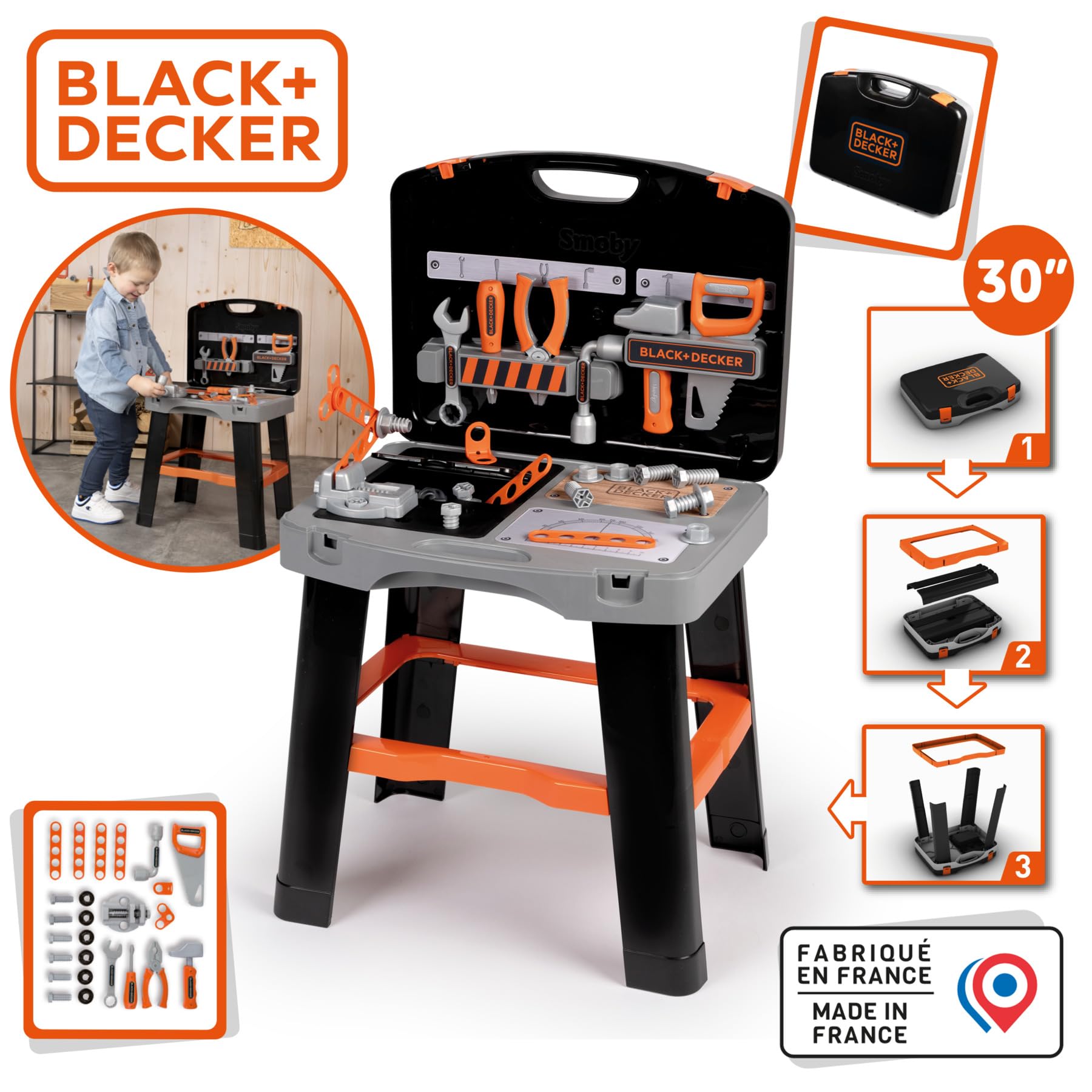 Smoby 7600360734 B+D Warsztat Bricolo smart