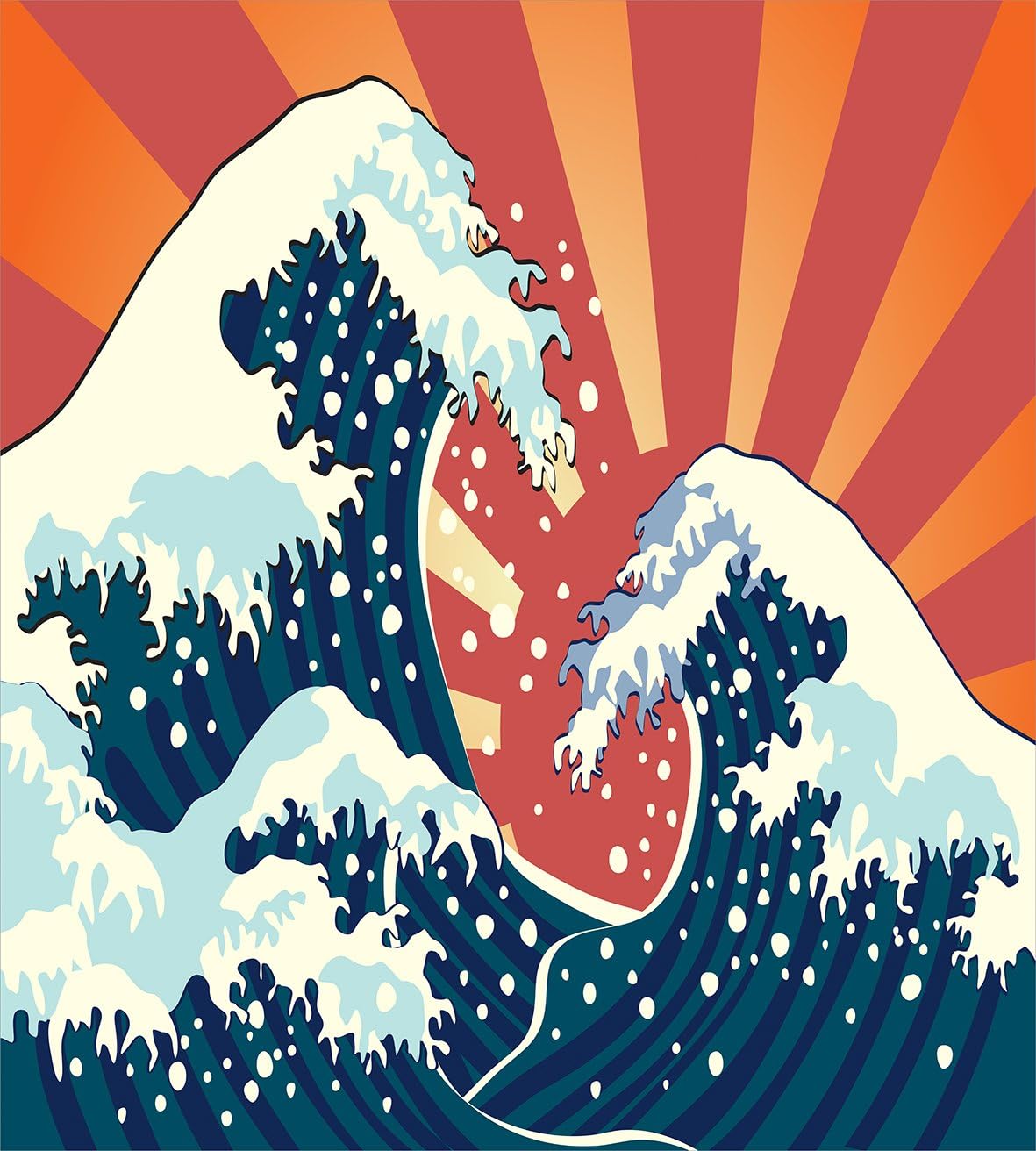 New Product Ambesonne Japanese Wave Duvet Cover Set, Japanese Painting Style Summer Seasonal Backdrop Surf Water Abstract Sunset, Decorative 3 Piece Bedding Set with 2 Pillow Shams, Queen Size, Coral 60% Off Discount Ambesonne Japanese Wave Duvet Cover Set, Japanese Painting Style Summer Seasonal Backdrop Surf Water Abstract Sunset, Decorative 3 Piece Bedding Set with 2 Pillow Shams, Queen Size, Coral