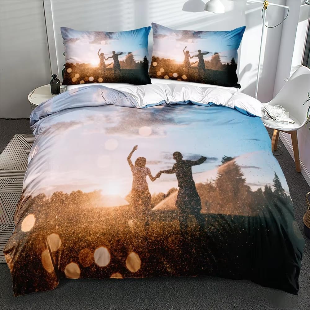 Housse de couette enfant motif amour pour créer un cocon doux dans sa chambre