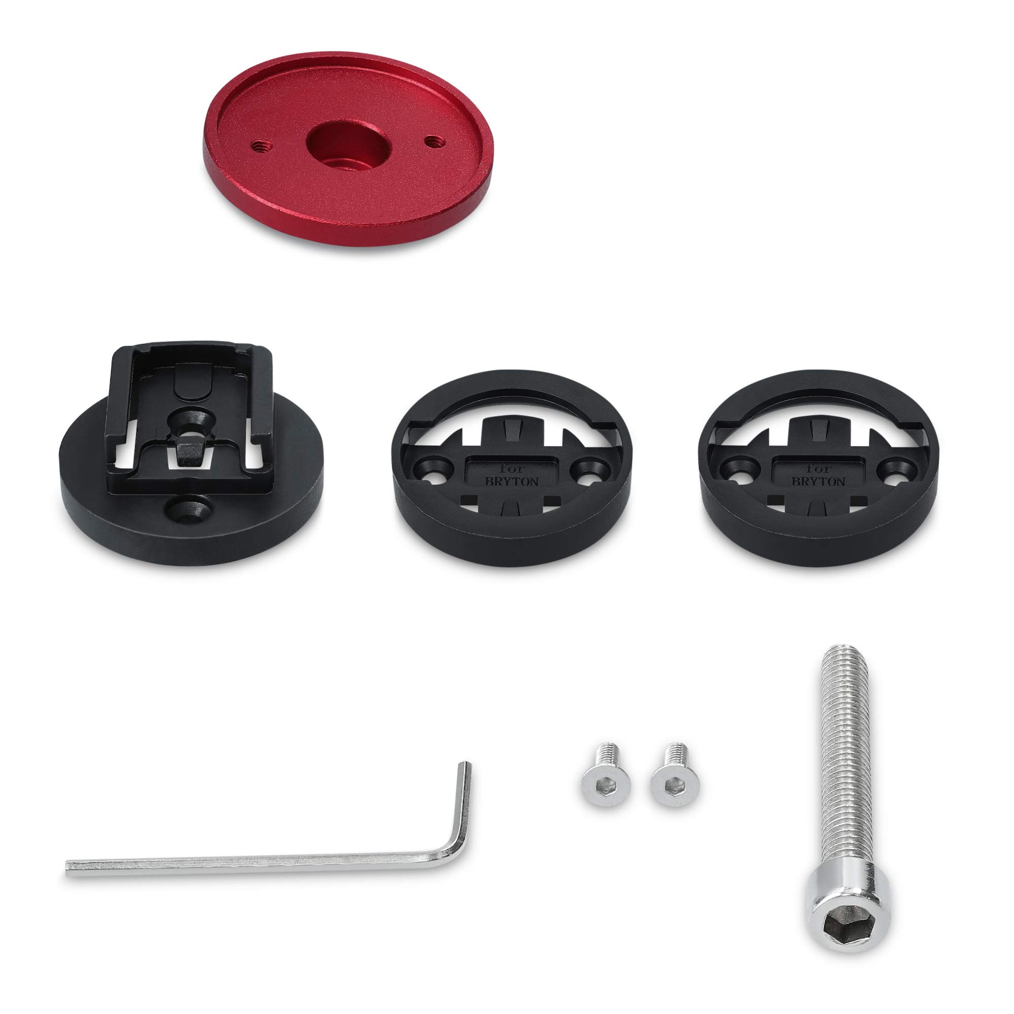 Adattatore di montaggio per computer da bicicletta per Garmin e Bryton con compatibilità Cateye (A