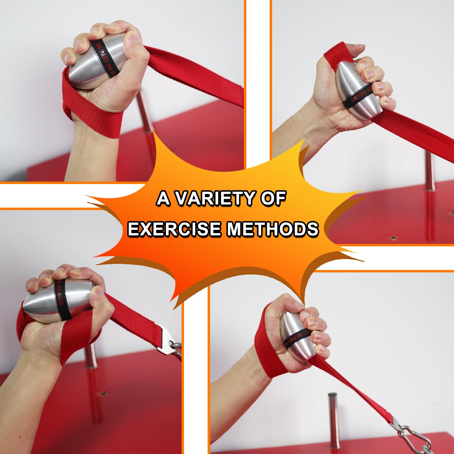 J Bryant Elliptischer Handgelenkball-Trainer aus Aluminiumlegierung - Handgelenk- und Unterarmtrainer für Armdrücken, Griffst?rke, Pronation, Supination und Rehabilitation