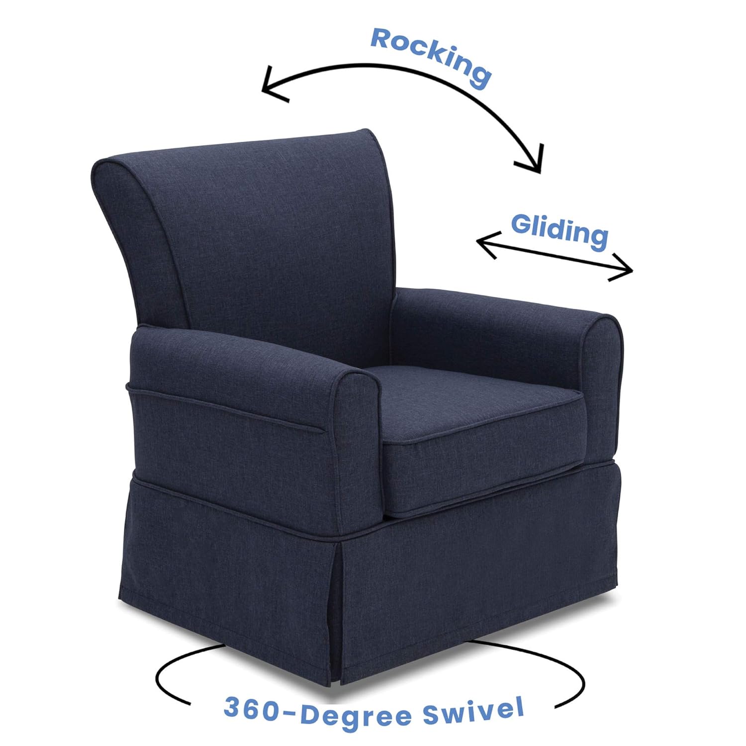 delta avery nursery glider