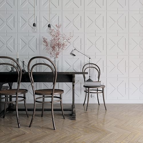 Miniatura 9 de Ekena Millwork WP20X20XAWH-CASE-12 19 5/8 pulgadas de ancho x 19 5/8 pulgadas de alto Xander EnduraWall Decorativo 3D Panel de pared cubre 32.1 pies