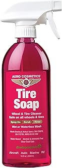 Aero Cosmetics Tire Soap and Degreaser - Remove Tire Dirt, Oil Residue & More