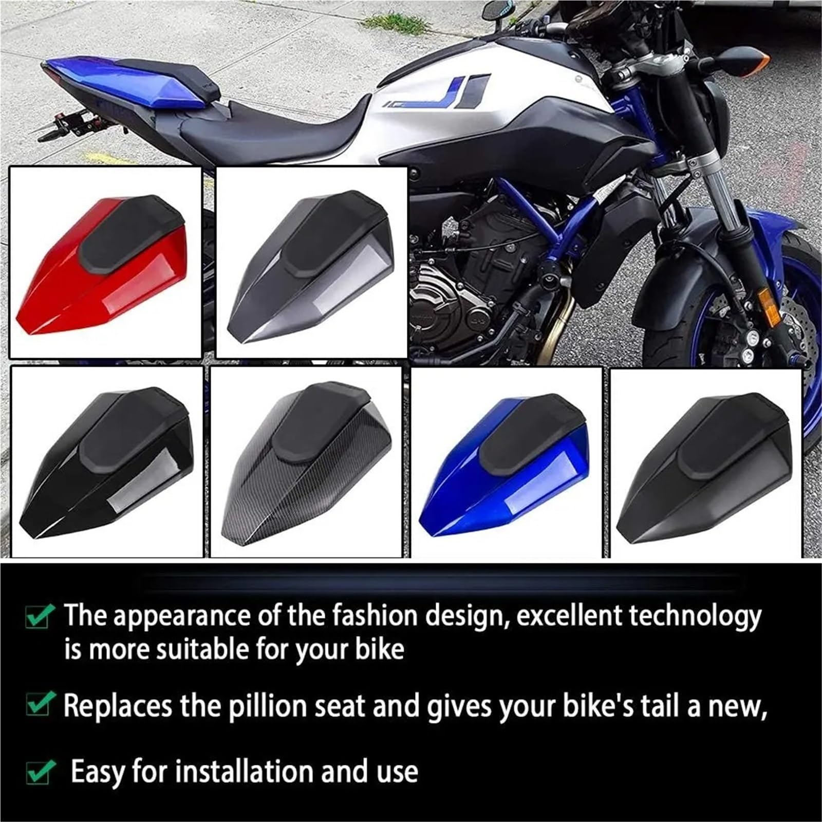 Do MT FZ 07 2013-2017 Fairing Tail Cover