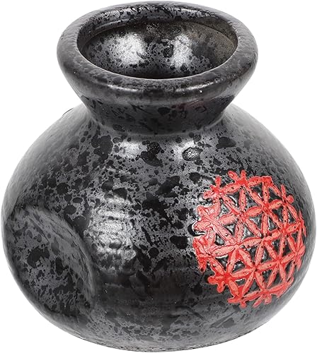 FAVOMOTO Florero de cerámica mini jarrón floral de porcelana, arreglo de flores secas, soporte para palillos de dientes para cocina, boda, oficina,