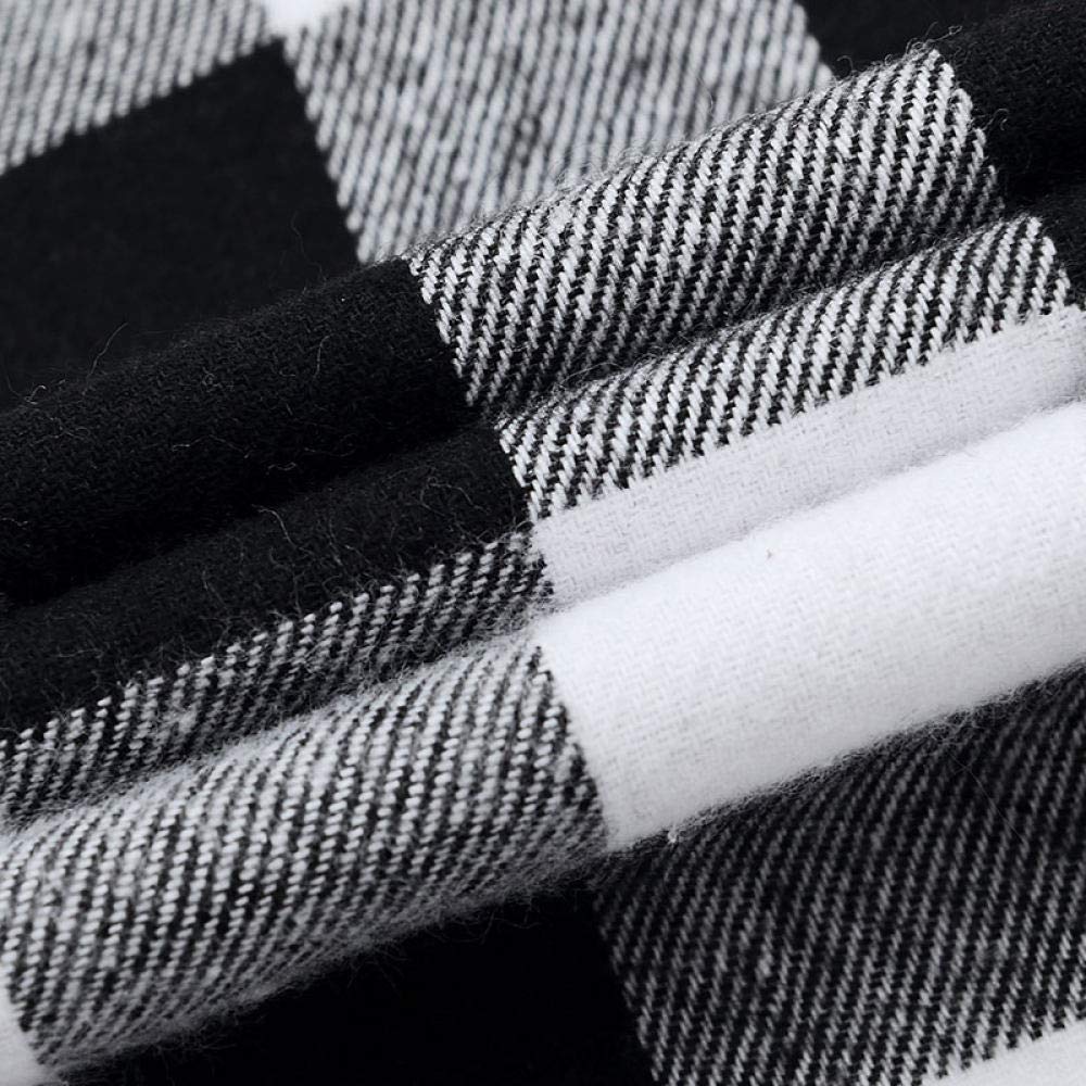 Camicia In Cotone A Maniche Lunghe Da Uomo,Camicia Casual Da Uomo A Maniche Lunghe, Camicia Casual Da Uomo In Flanella Scozzese A Maniche Lunghe Con Taschino Sul Petto Camicie Abbottonate A Quadri