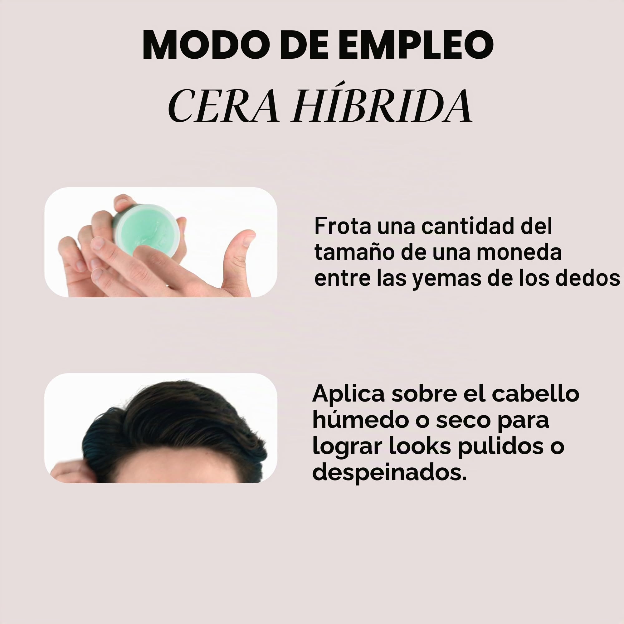 Hanz de Fuko Hybridized Wax – Cera de peinado premium para hombre – acabado satinado – 56 g