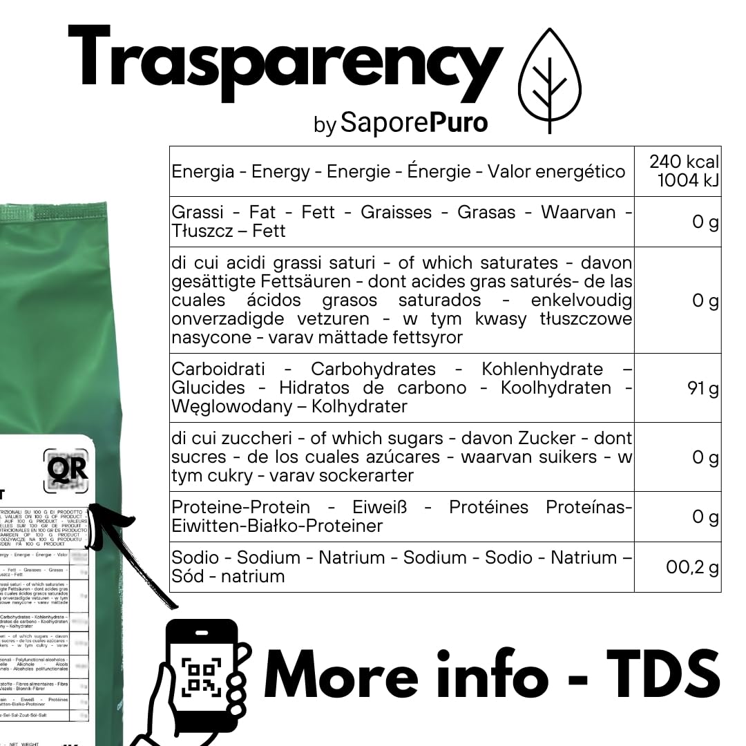 SaporePuro Acide Lactique en Poudre 1 kg – Qualité Alimentaire Pure – Pour Boulangerie, Produits Laitiers, Boissons Fermentées et Usage Cosmétique