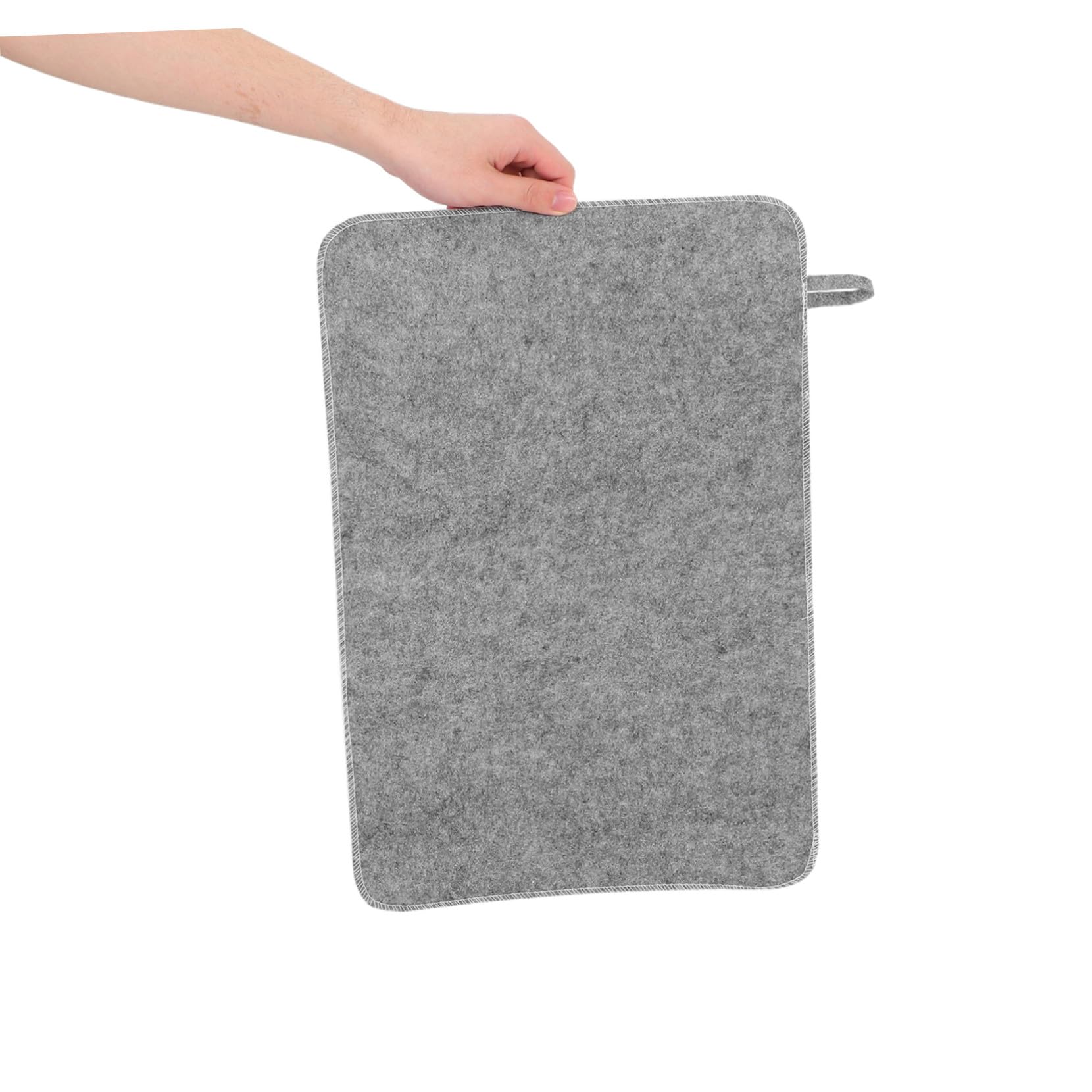 TOYANDONA 5 Alfombrillas Absorbentes De Agua para Sauna De Vapor para Baño De Fieltro Color Gris