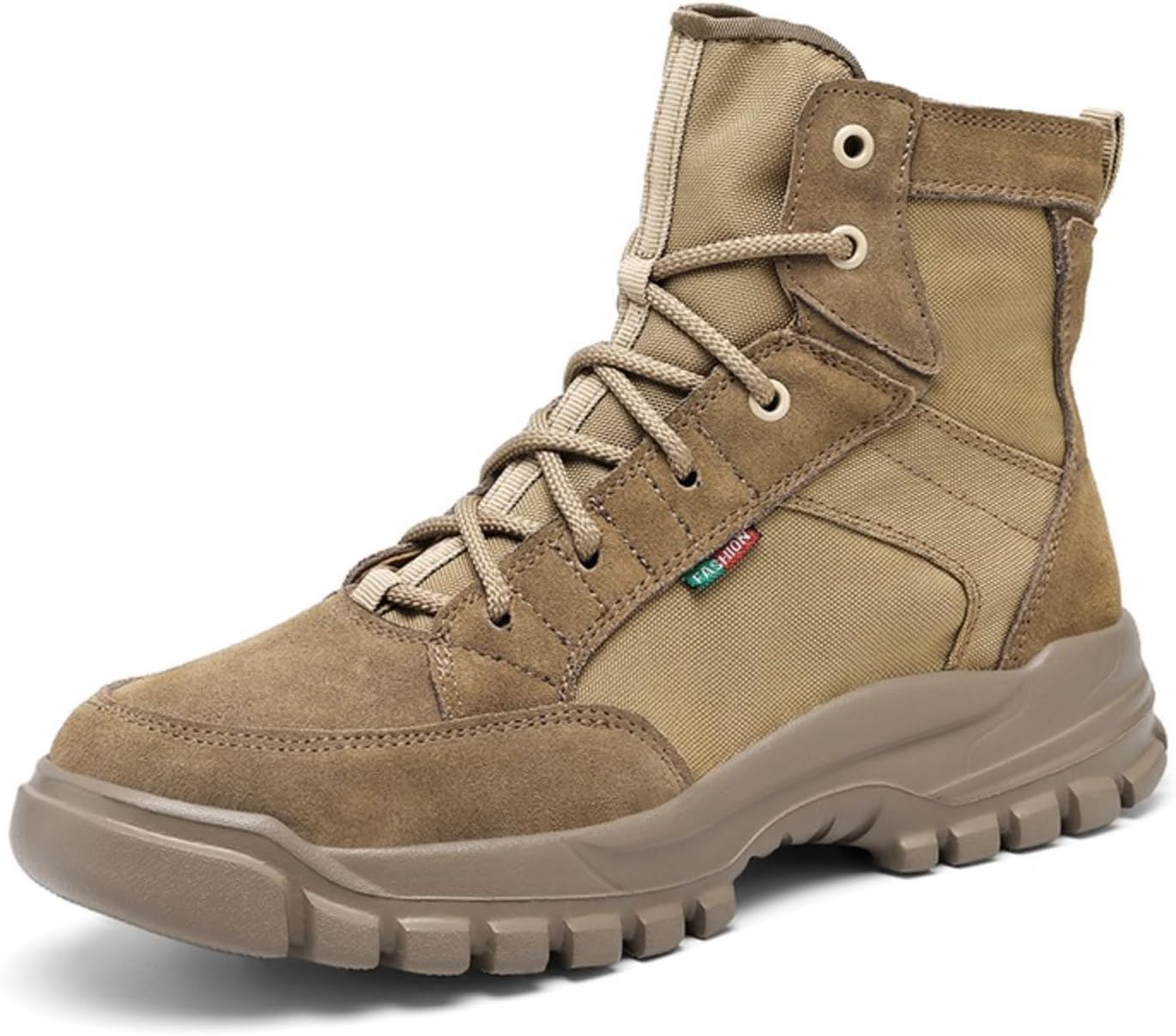 Women's Lightweight Lace Up Mid Top Military Tactical Boots Breathable 6 Inches Desert Cambat Work Boots for Motorcycle Backpacking Desert Army Jungle