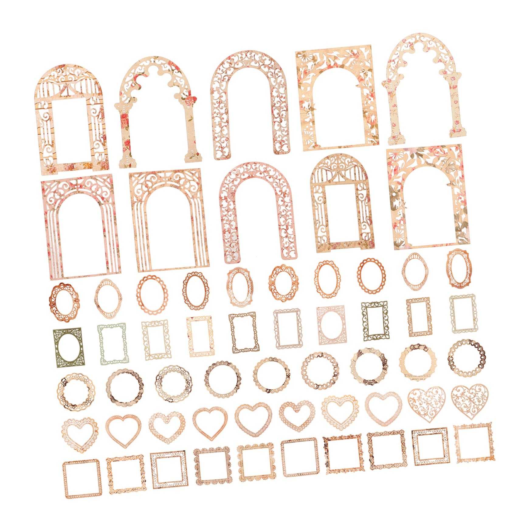 TOPPERFUN 300feuilles Papier Décoratif Rétro Pour Scrapbooking De Papier De Fond Pour Bricolage Accessoires Pour Albums Photo Et Journaux Matériel Artisanal Multifonctionnel