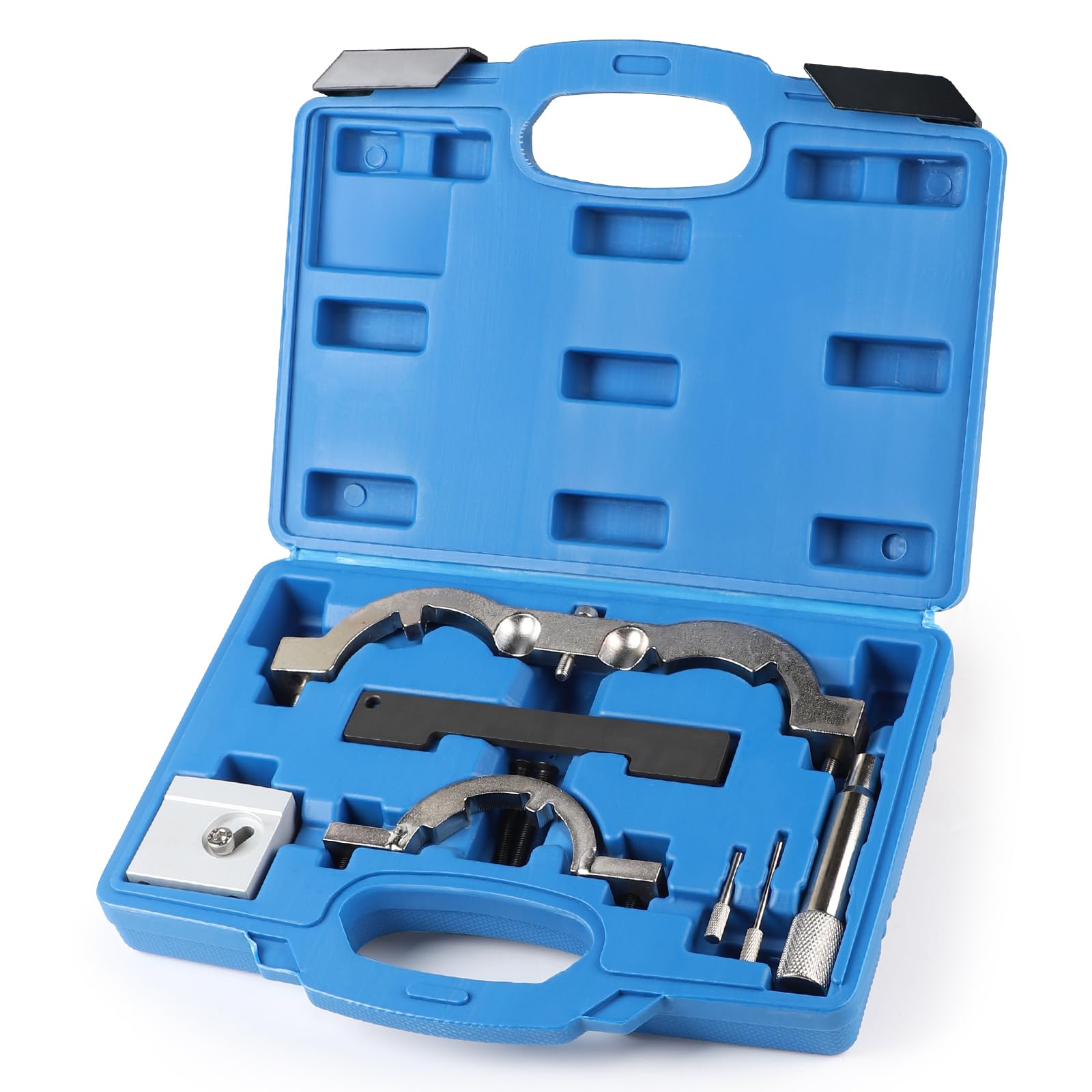 LALAGO 7 stuks motortuning-gereedschap, gereedschap voor het wisselen van de benzine-regeltijd, blokkeer- en testgereedschap, compatibel met Buick Opel Vauxhall Corsa Chevrolet 1.0, 1.2, 1.4 1.6