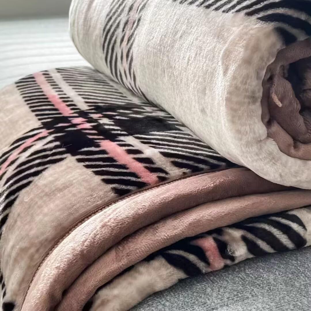 Amazon｜ブランケット フェイクミンクフリースブランケット 79インチ x