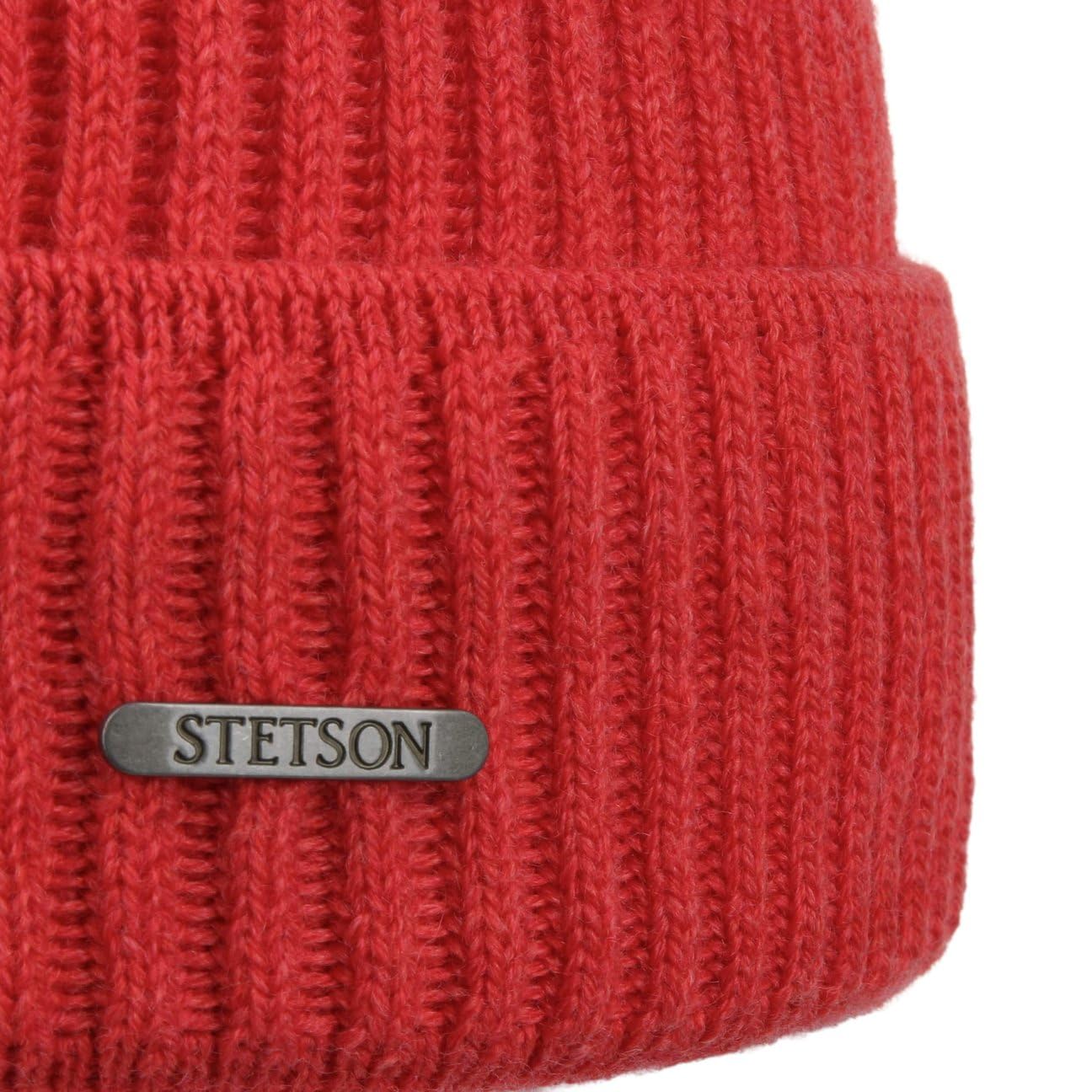 STETSON Parkman czapka dzianinowa z mankietem Wyprodukowano we Wloszech Unisex Jesien Zima
