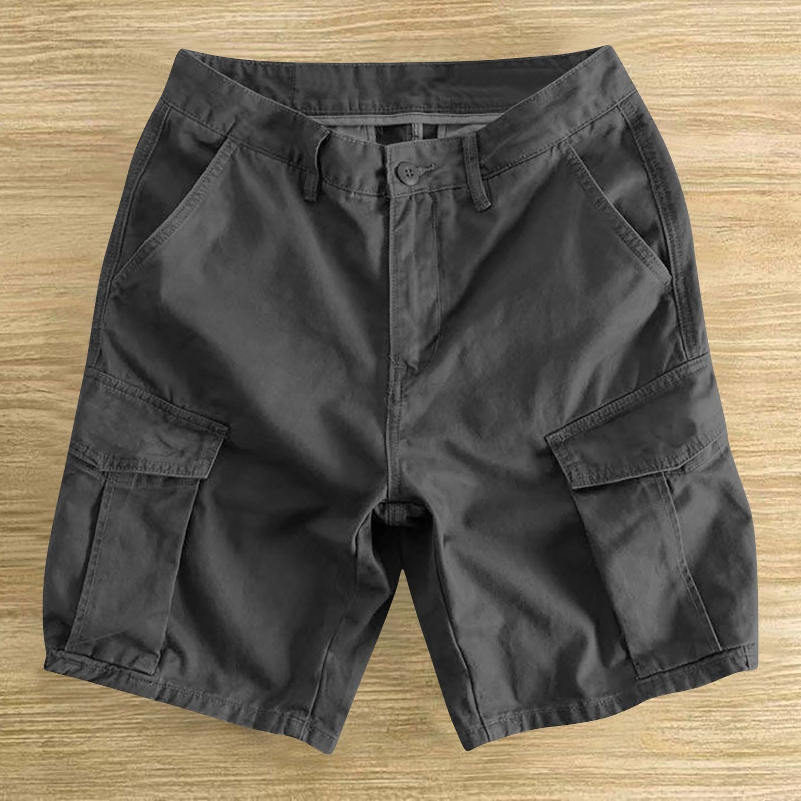 Pantaloncini Uomo Bermuda Uomo Cargo Pantaloncini con Tasche Laterali Shorts Pantaloni Corti Slim Fit Multi Tasche in Cotone Tasconati o Pantaloni Corti Sportivi Estivi