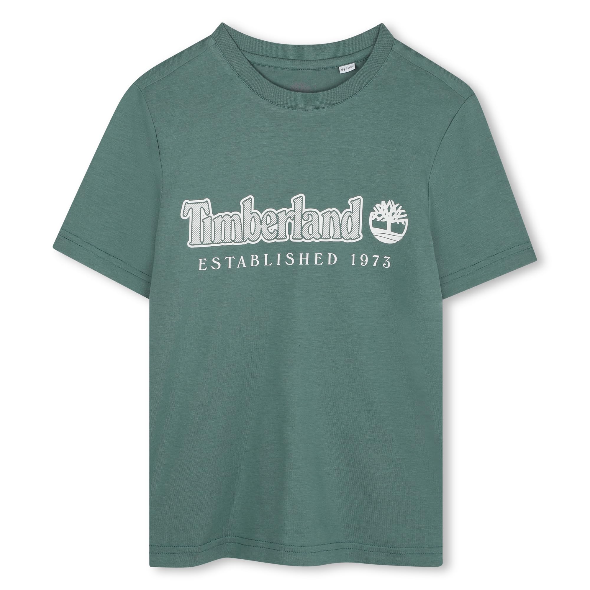 Timberland Boy's T60212 T-Shirt, Pine, 6 Years