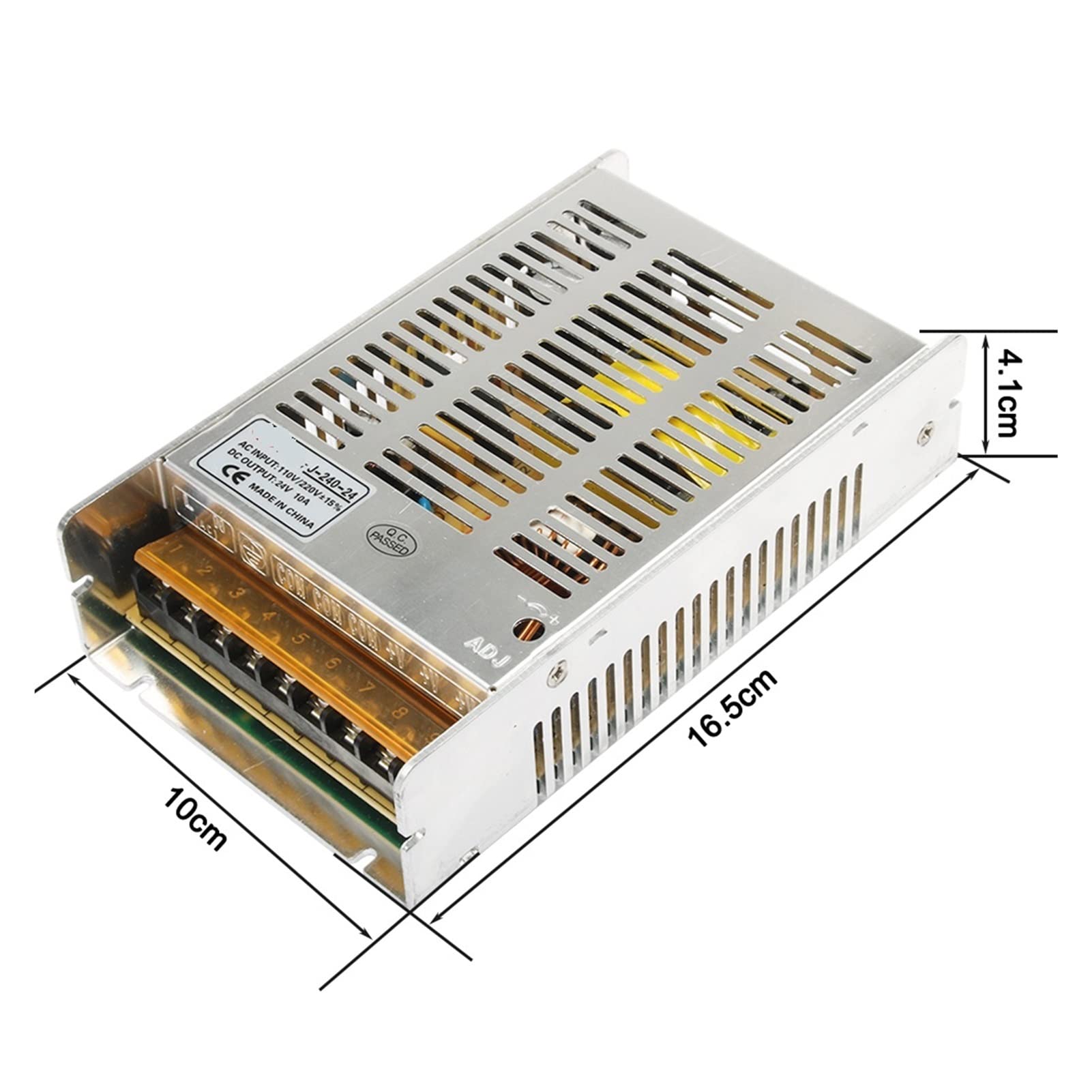 Dianqi J-240-24 24v 10a 240 W Zasilacz Przełączający DOPROWADZIŁO Zasilanie Światła Strip 2 4V 10a 240 W. Transformator 100-240v.