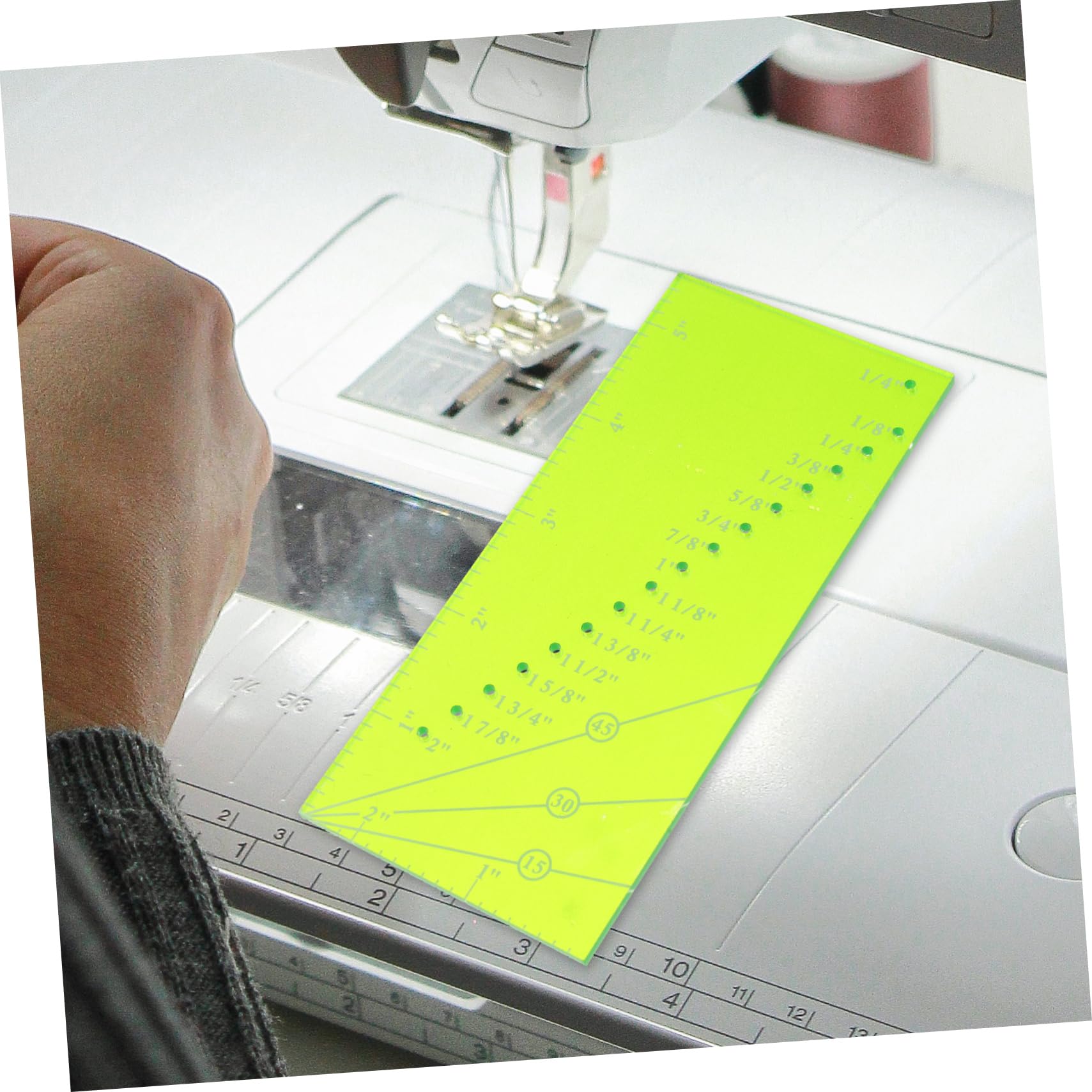TEHAUX 3sets Ruler Per Cucito e Patchwork Ruler Per Quilting Con Guida Magnetica Per Misurazioni Precise e Facilità Uso Per Principianti e Amanti Del