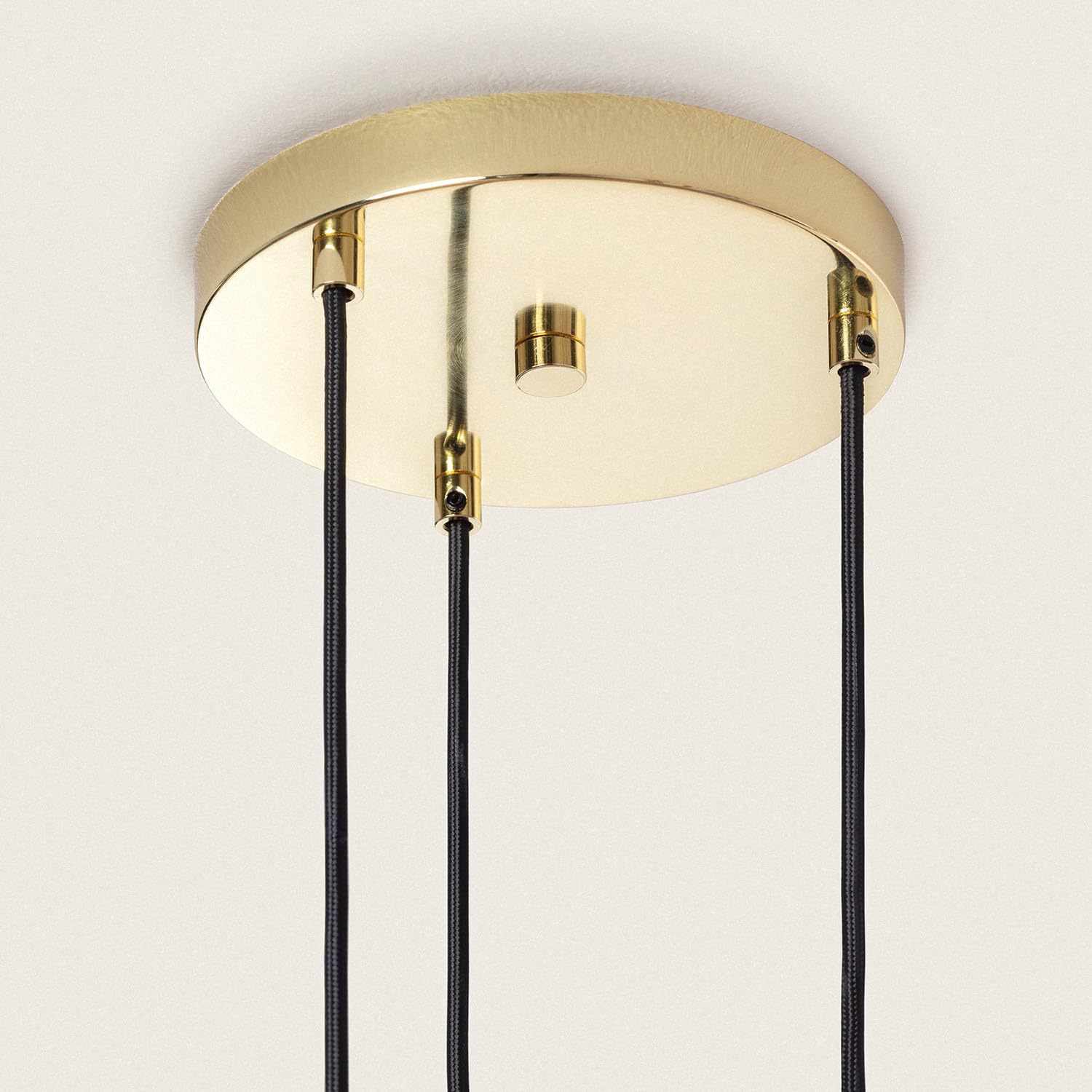 LEDKIA LIGHTING Lampada a Sospensione Metallo e Vetro Tri Baudelaire Rosso E14