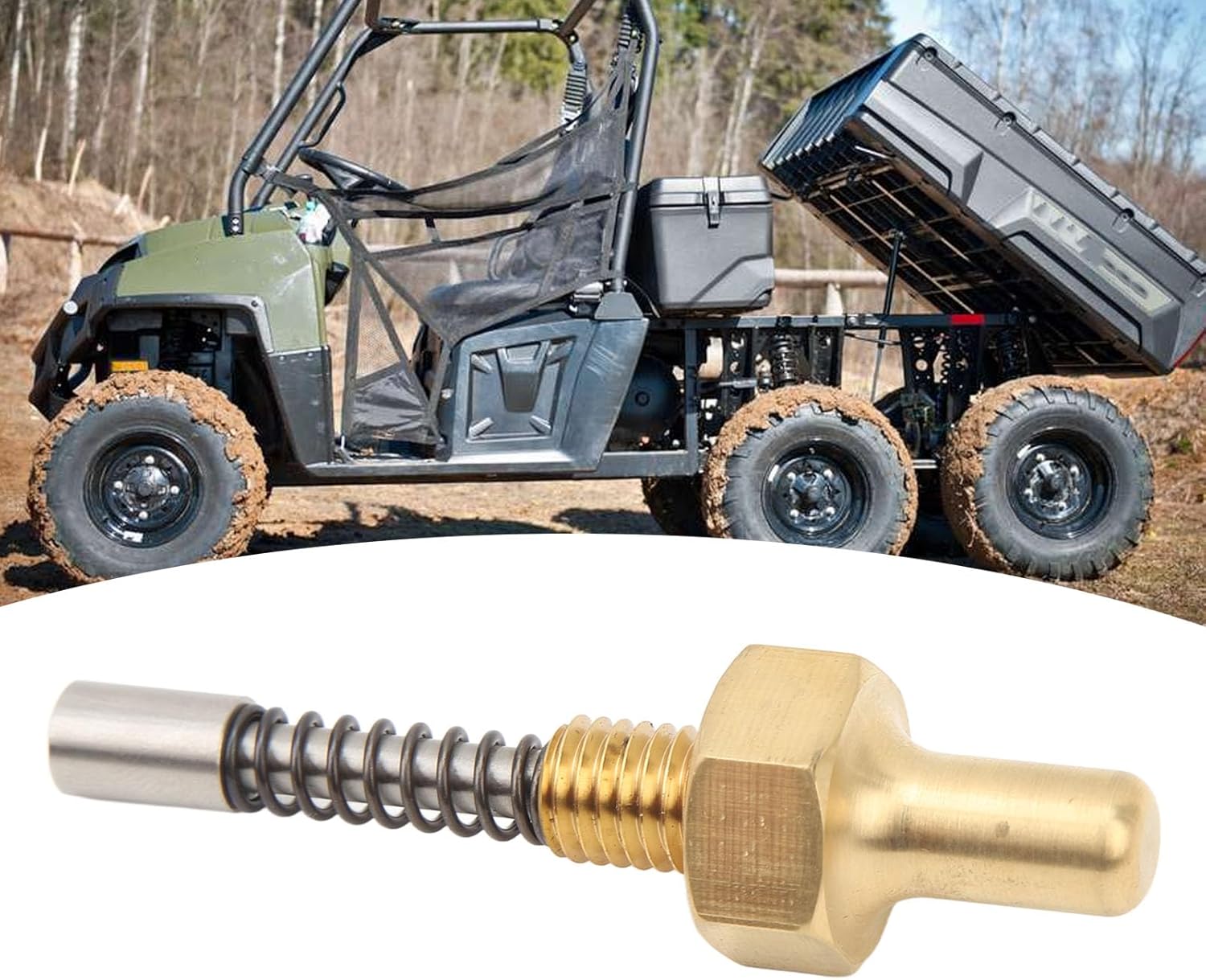 Restokki Pressure Guard Oil Pressure Relief Valve Compatible with Polaris Ranger 700, Polaris Ranger 800 2010‑2017,Polaris Ranger Crew 700