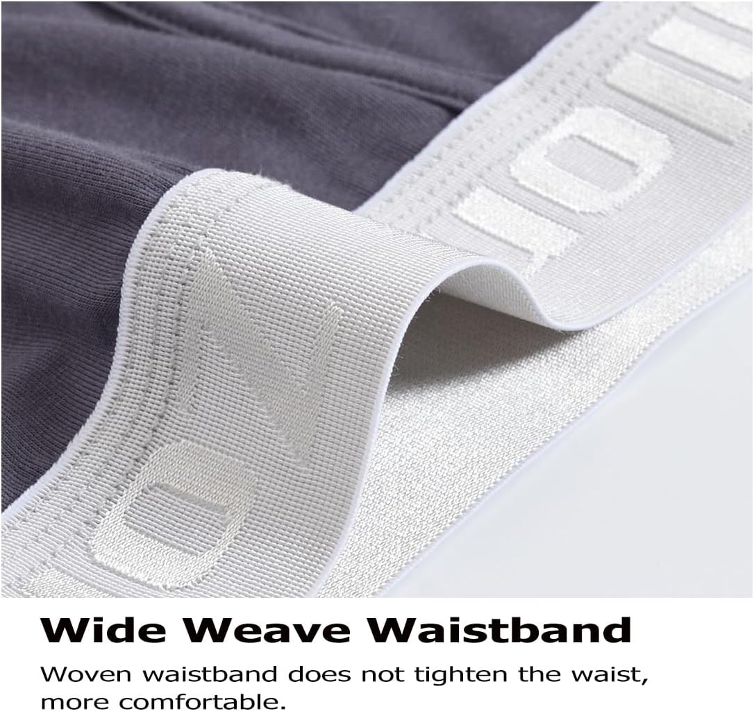 ZONBAILON Mens Underwear Bamboo Viscose Boxer Briefs Multipack with Fly M L XL 2XL 3XL - Image 2