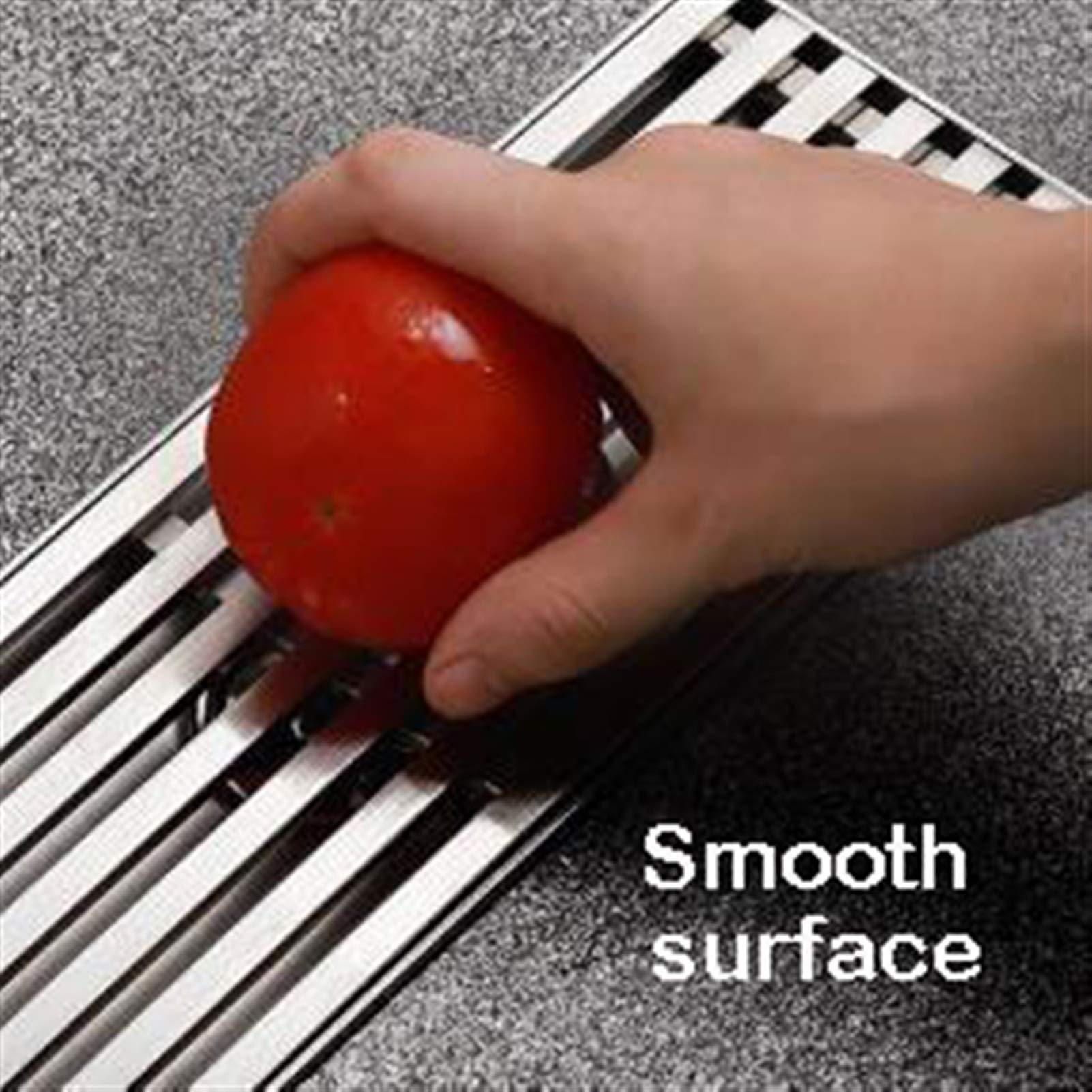 Desagüe de Ducha Lineal Canaleta de Ducha de Acero Inoxidable Drenaje Rectangular con Cubierta Extraíble y Canal Lineal de Drenaje Rápido para Cocina, Baño, Ducha, Garaje y Sótano