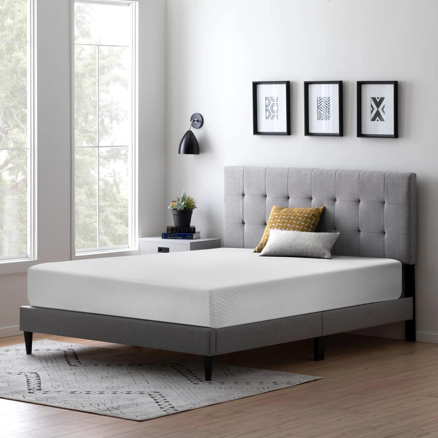 PayLessHere 10 Inch King Gel Memory Foam Mattress/CertiPURUS Certified/BedinaBox