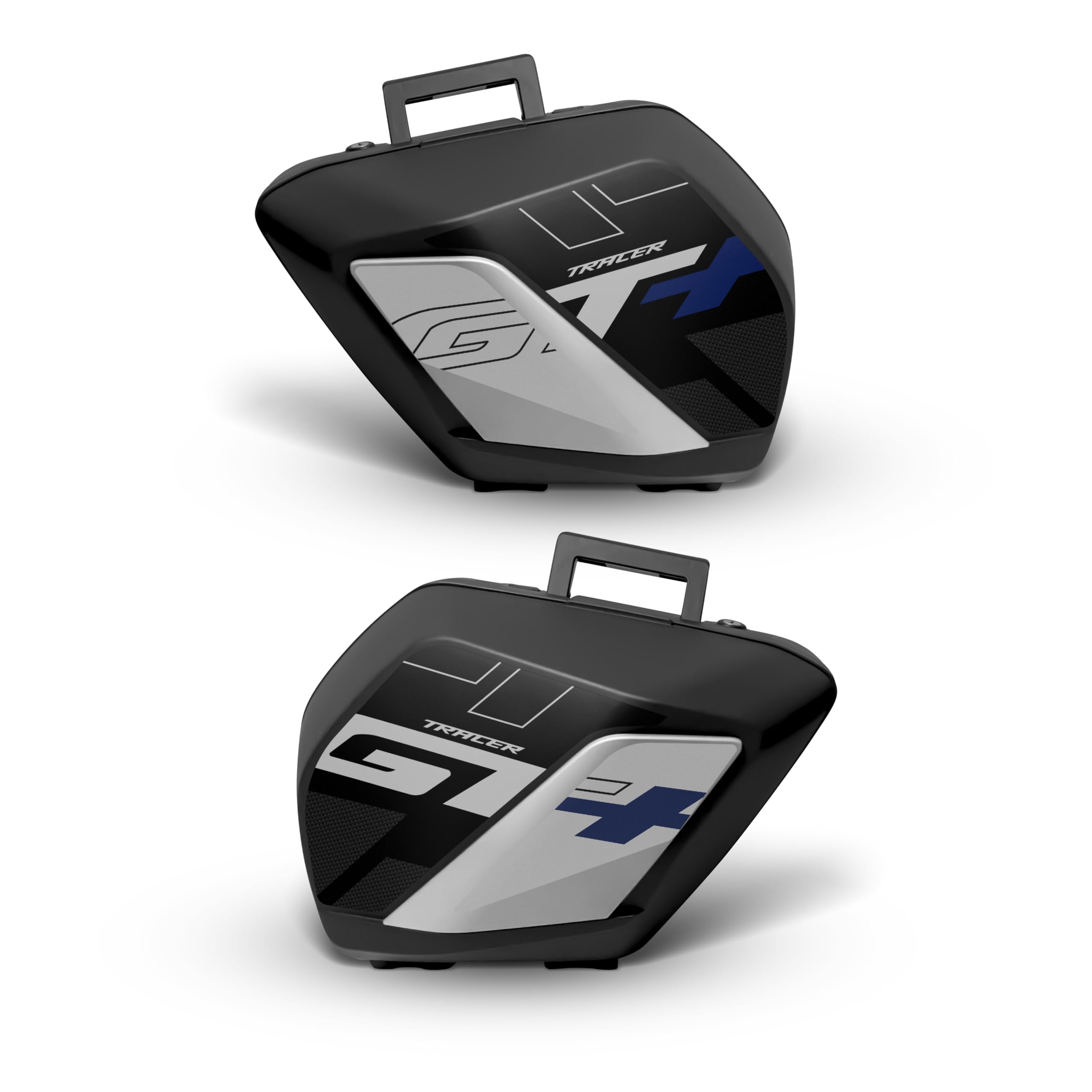 Az Graphishop Koffer-Aufkleber kompatibel mit Yamaha Tracer 9 GT+ 2025 Schutz vor Kratzern und Abrieb Made in Italy VT-9GT+25 (Icon Performance)