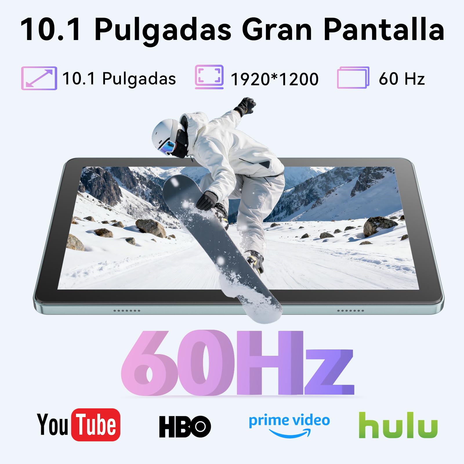 Android 16 Tablet 10 Pulgadas en Gemini AI, Tableta en Teclado, Ratón & Lápiz, Octa-Core, 24 GB RAM + 256 GB ROM + 1 TB TF, 1920x1200 Pantalla HD, Cámara 8MP + 13MP, 6000 mAh (Azul + Funda Verde)