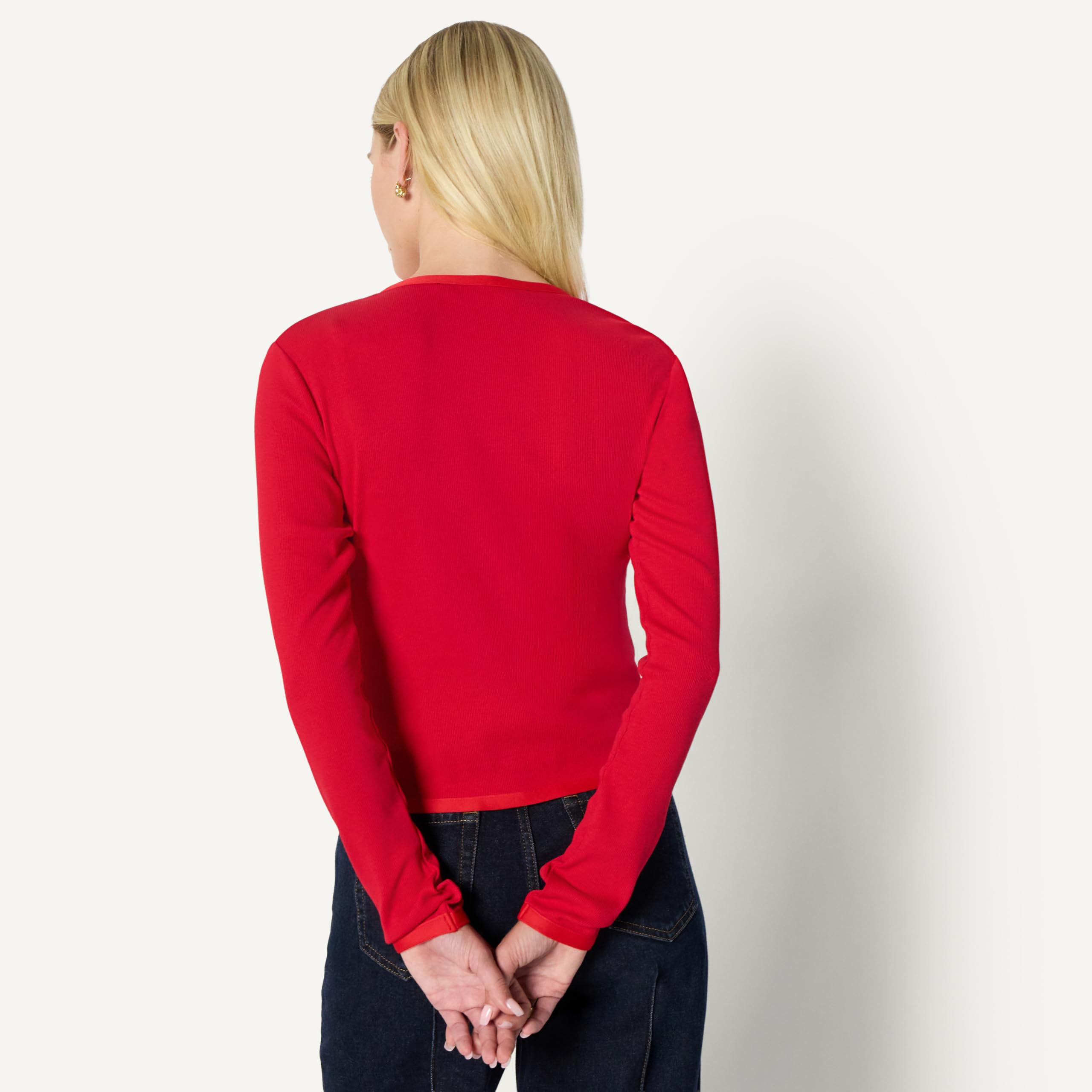 Amazon Essentials Ensemble Cardigan Côtelé à Coupe Ajustée et Caraco avec Bretelles Amovibles Femme