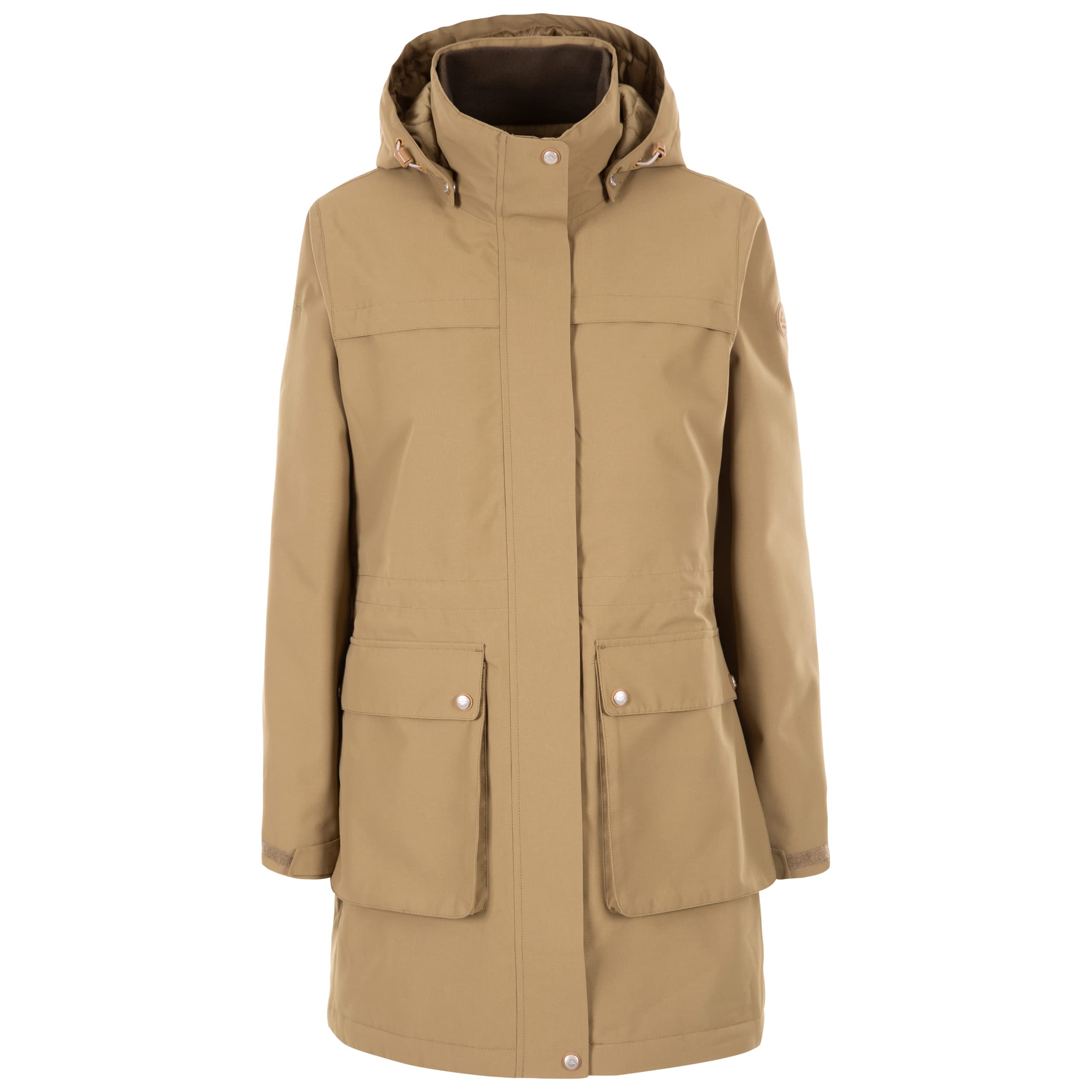 Trespass Womens Waterproof Jacket Lightly Padded Longer Length Lyrics