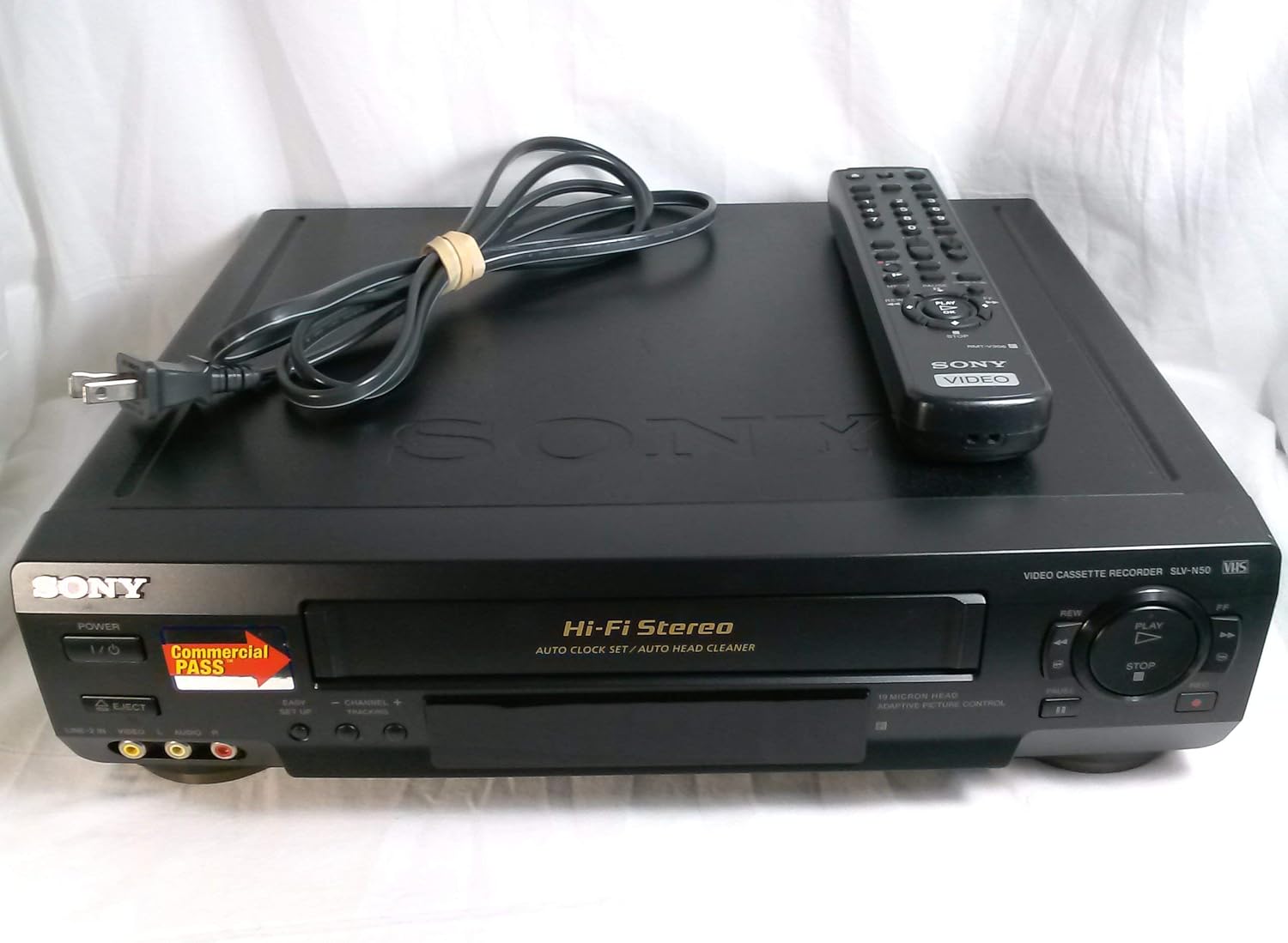 Sony SLV-N50 Hi-Fi Stereo VHS VCR (Renewed)