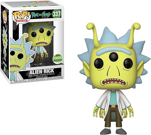 Miniatura 2 de Funko Pop! Animación #338 Rick y Morty Alien Rick (2018 Exclusiva de la Convención de Primavera)